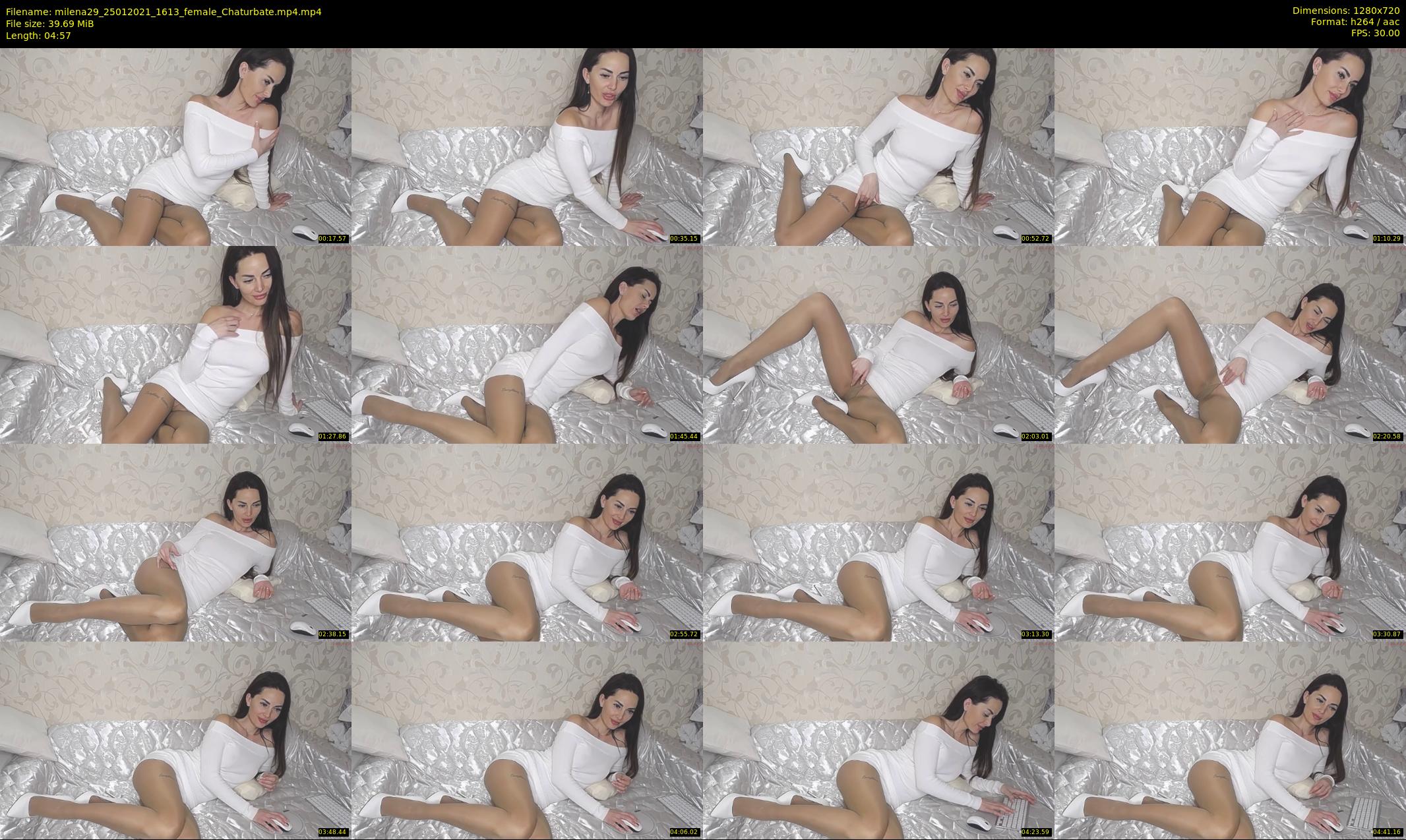 milena29 — 5 minute Chaturbate female cam show recording, 720p, Jan 25, 2021