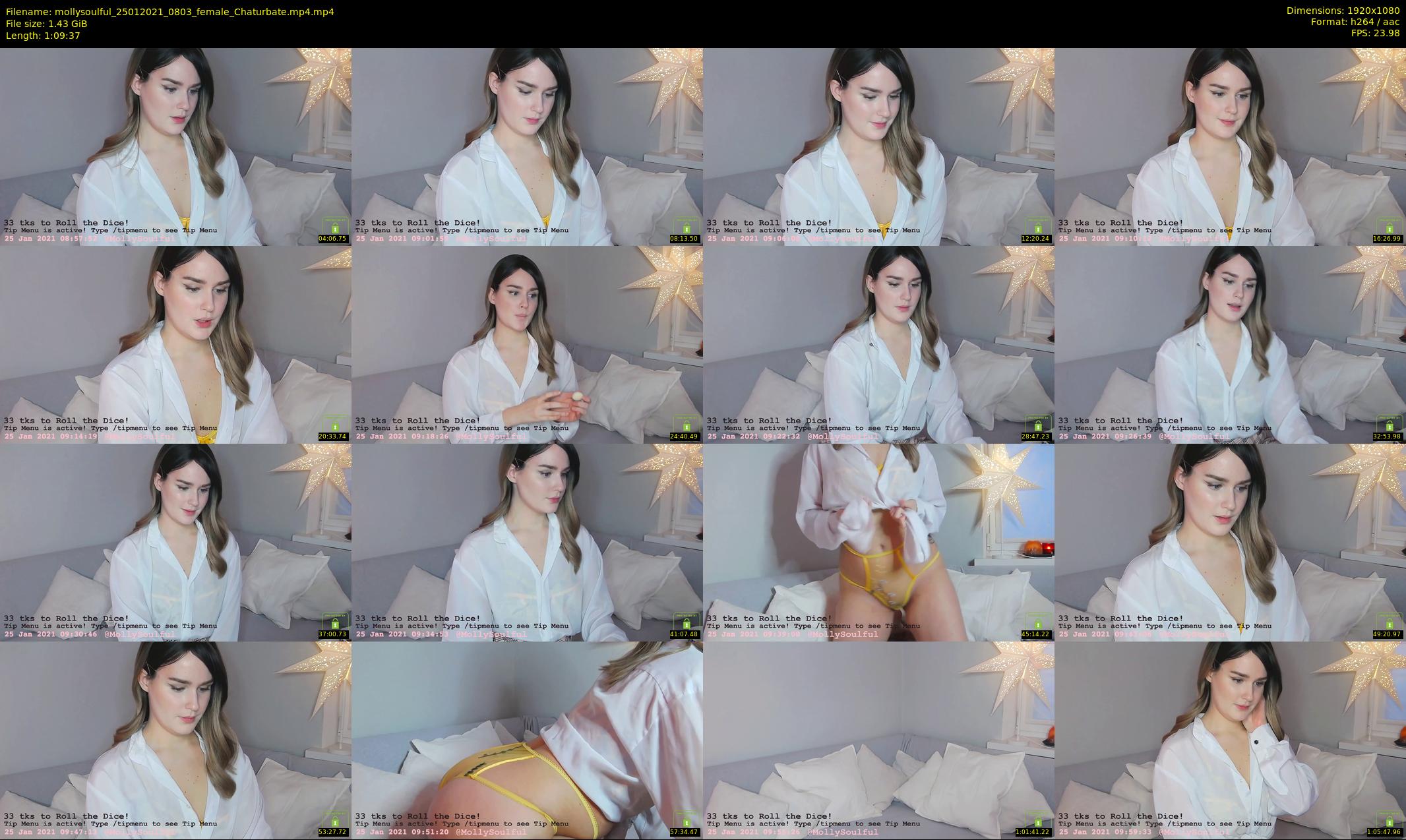 mollysoulful — 70 minute Chaturbate female cam show recording, 1080p, Jan 25, 2021