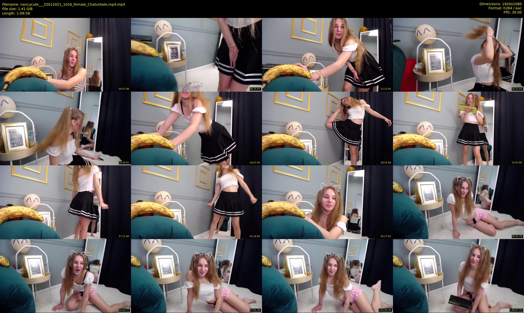 nancycute__ — 70 minute Chaturbate female cam show recording, 1080p, Jan 25, 2021