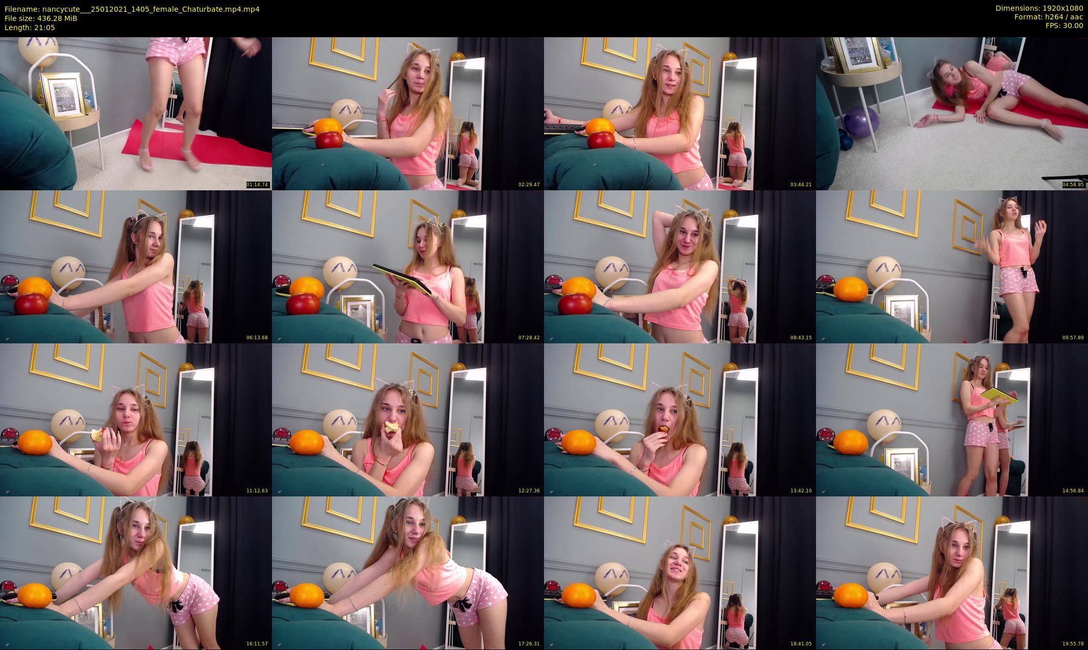 nancycute__ — 22 minute Chaturbate female cam show recording, 1080p, Jan 25, 2021