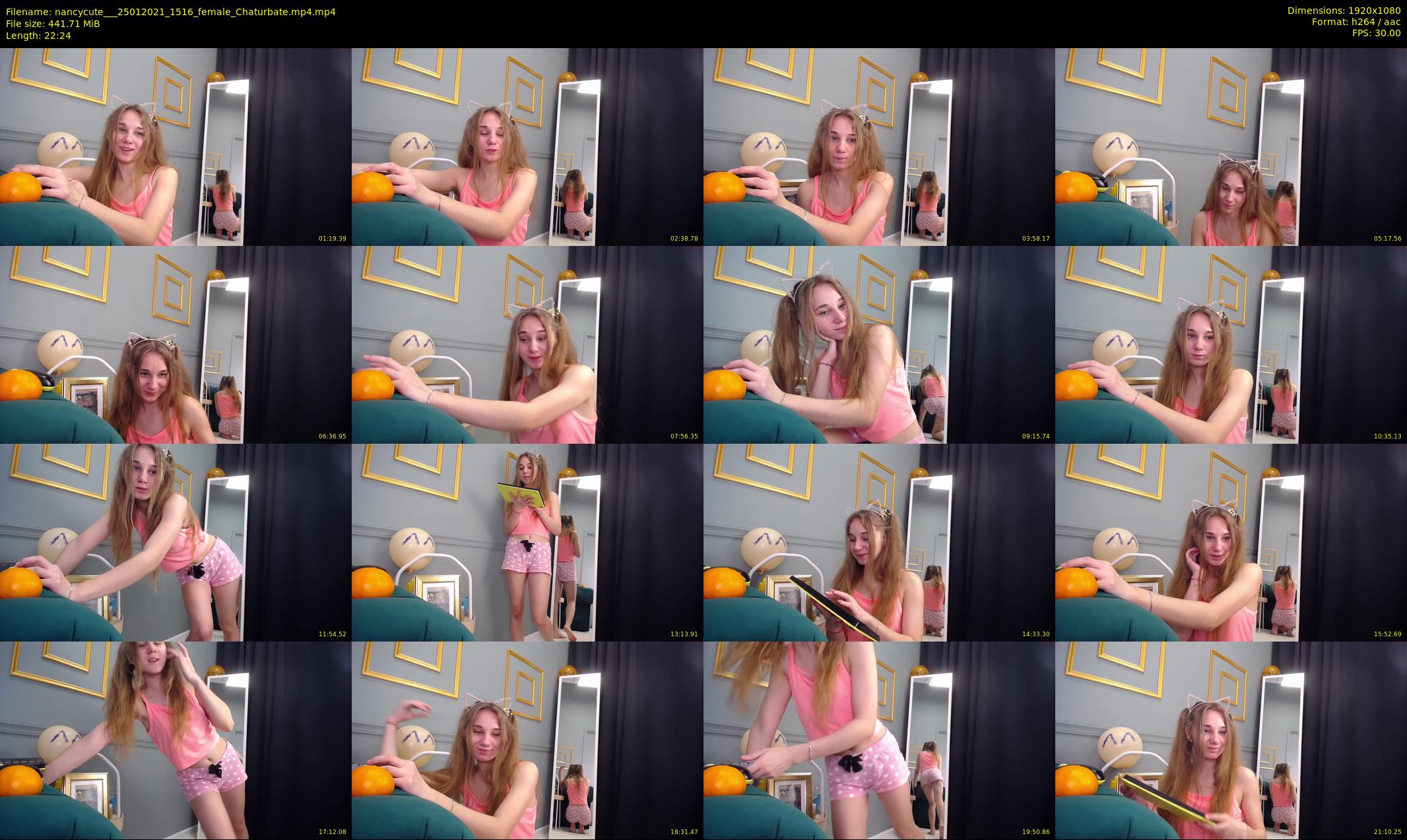 nancycute__ — 23 minute Chaturbate female cam show recording, 1080p, Jan 25, 2021