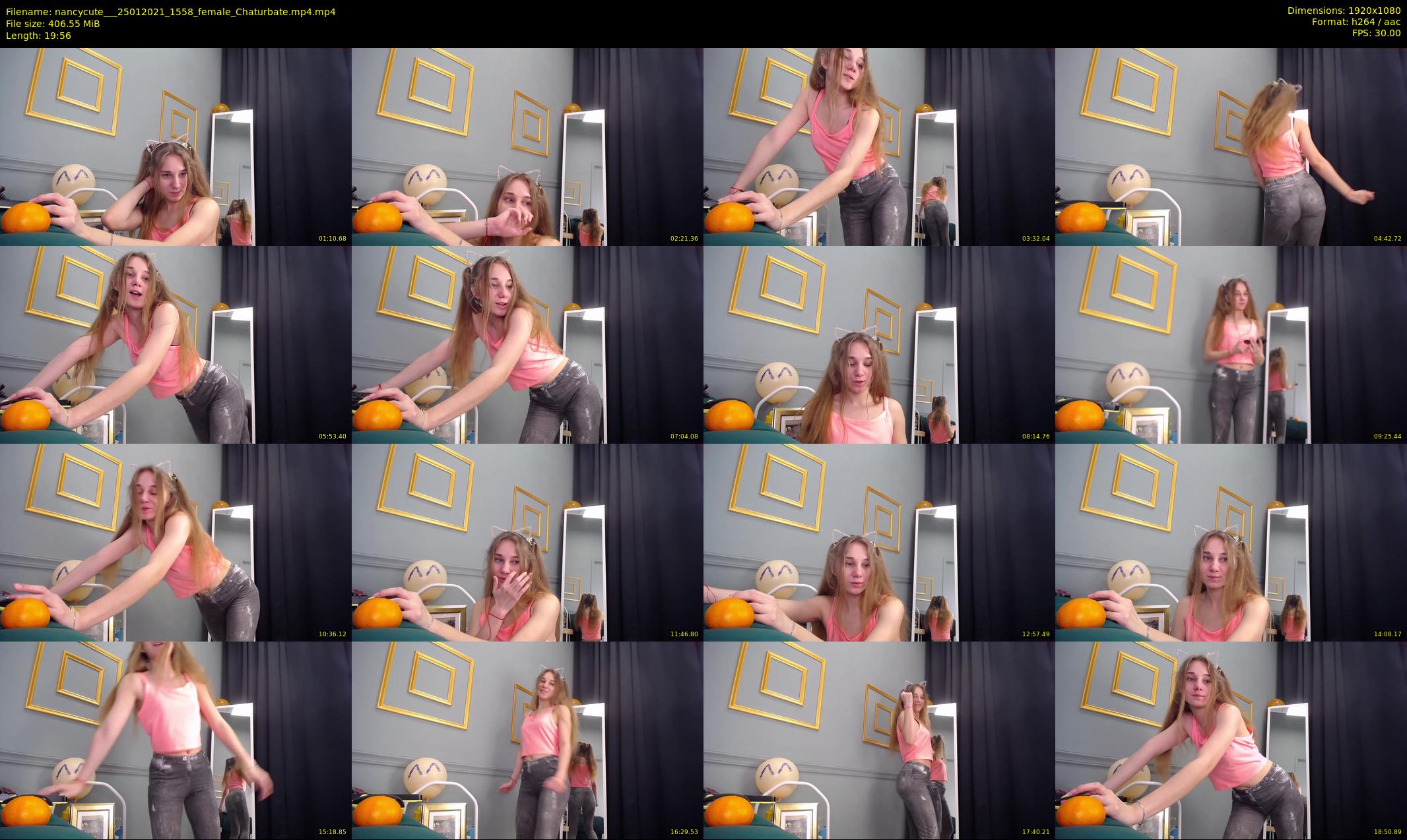 nancycute__ — 20 minute Chaturbate female cam show recording, 1080p, Jan 25, 2021