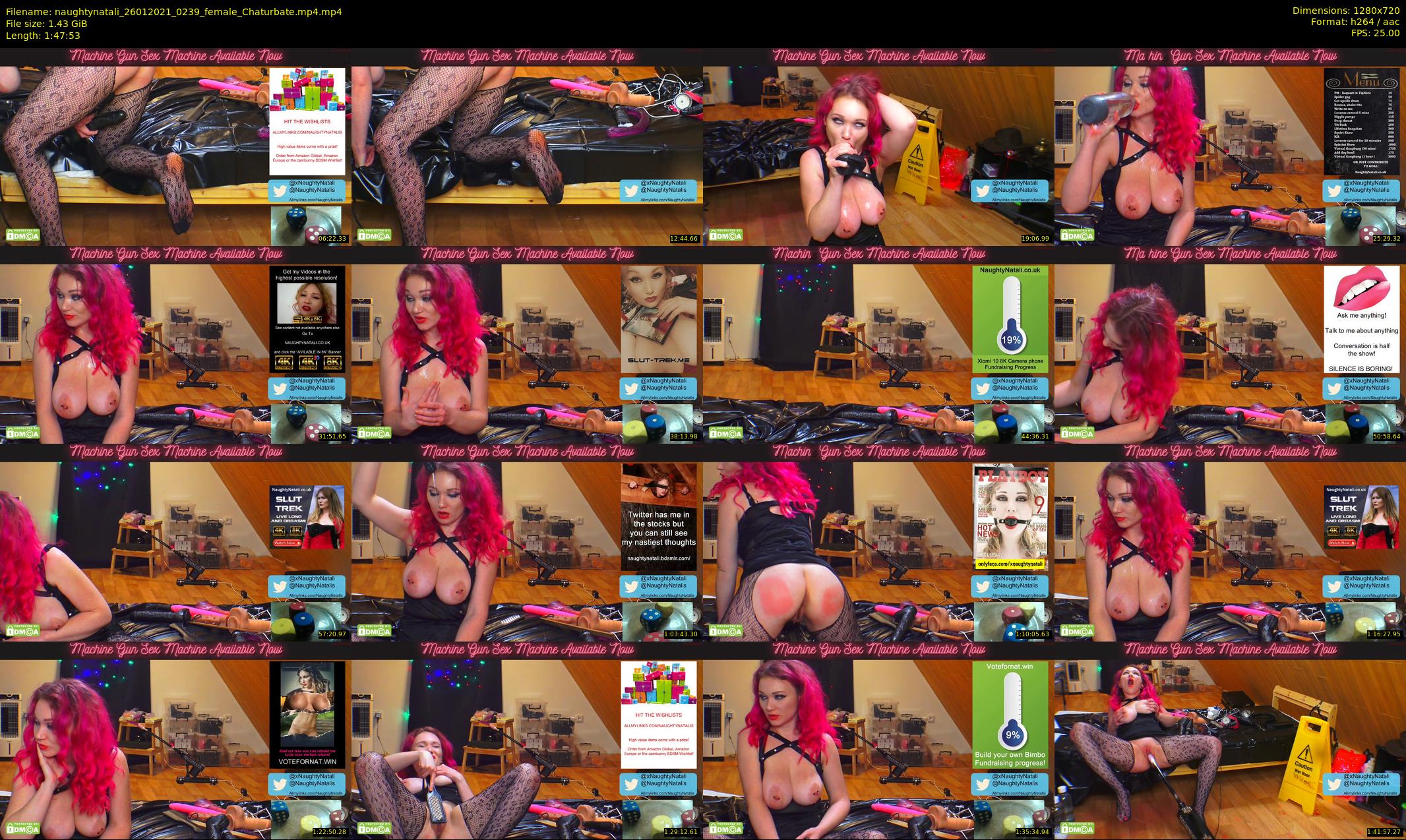 naughtynatali — 108 minute Chaturbate female cam show recording, 720p, Jan 26, 2021