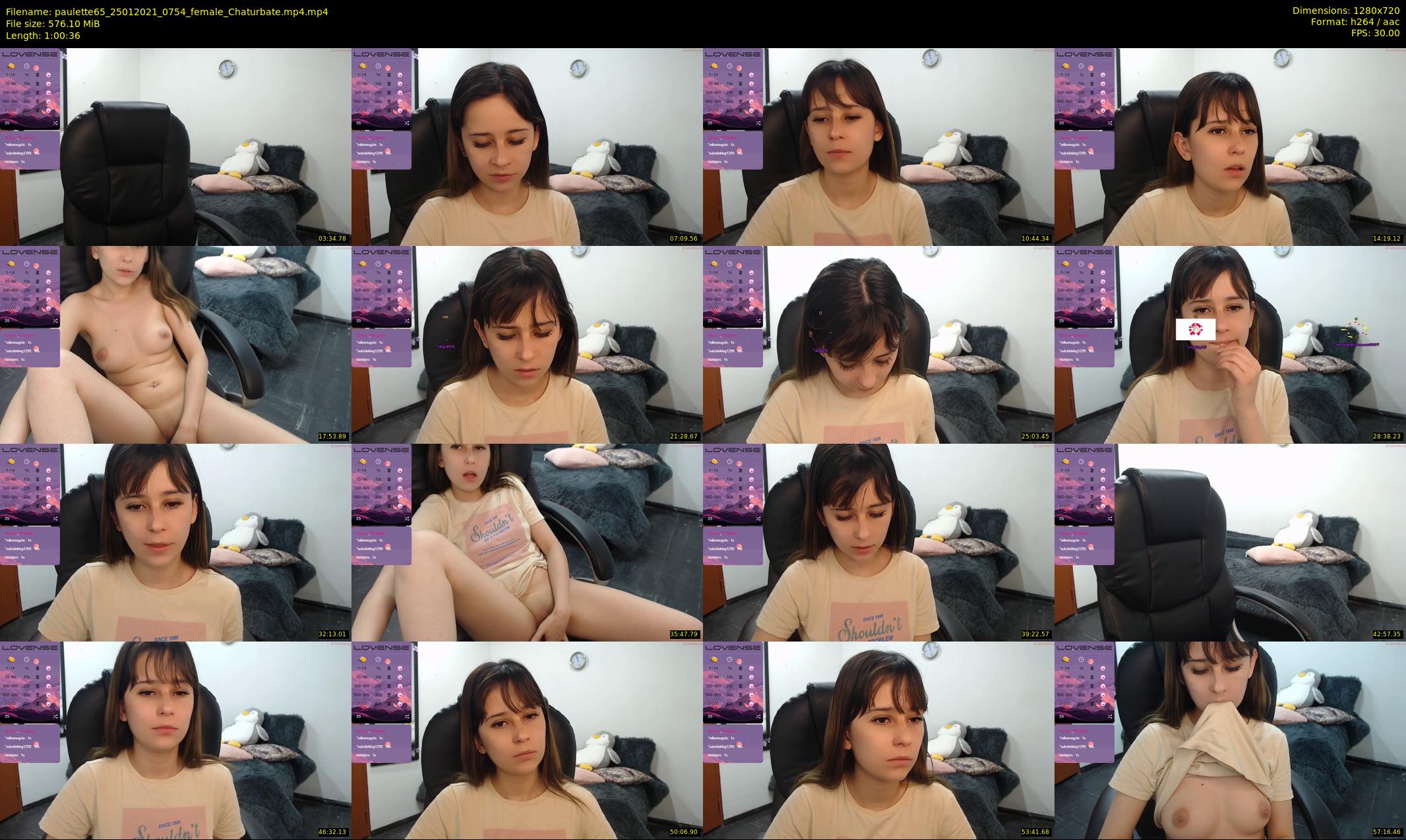paulette65 — 61 minute Chaturbate female cam show recording, 720p, Jan 25, 2021