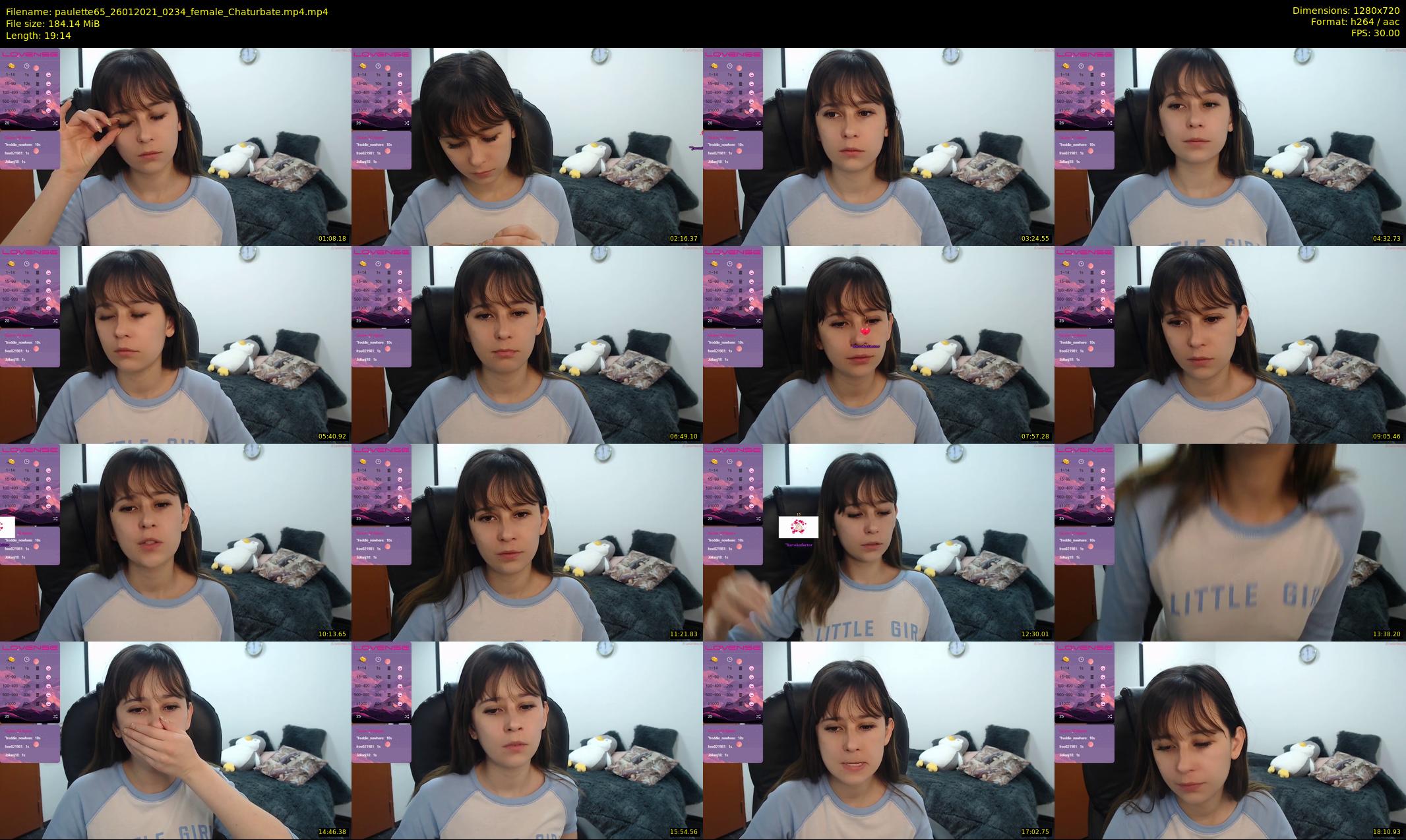 paulette65 — 20 minute Chaturbate female cam show recording, 720p, Jan 26, 2021