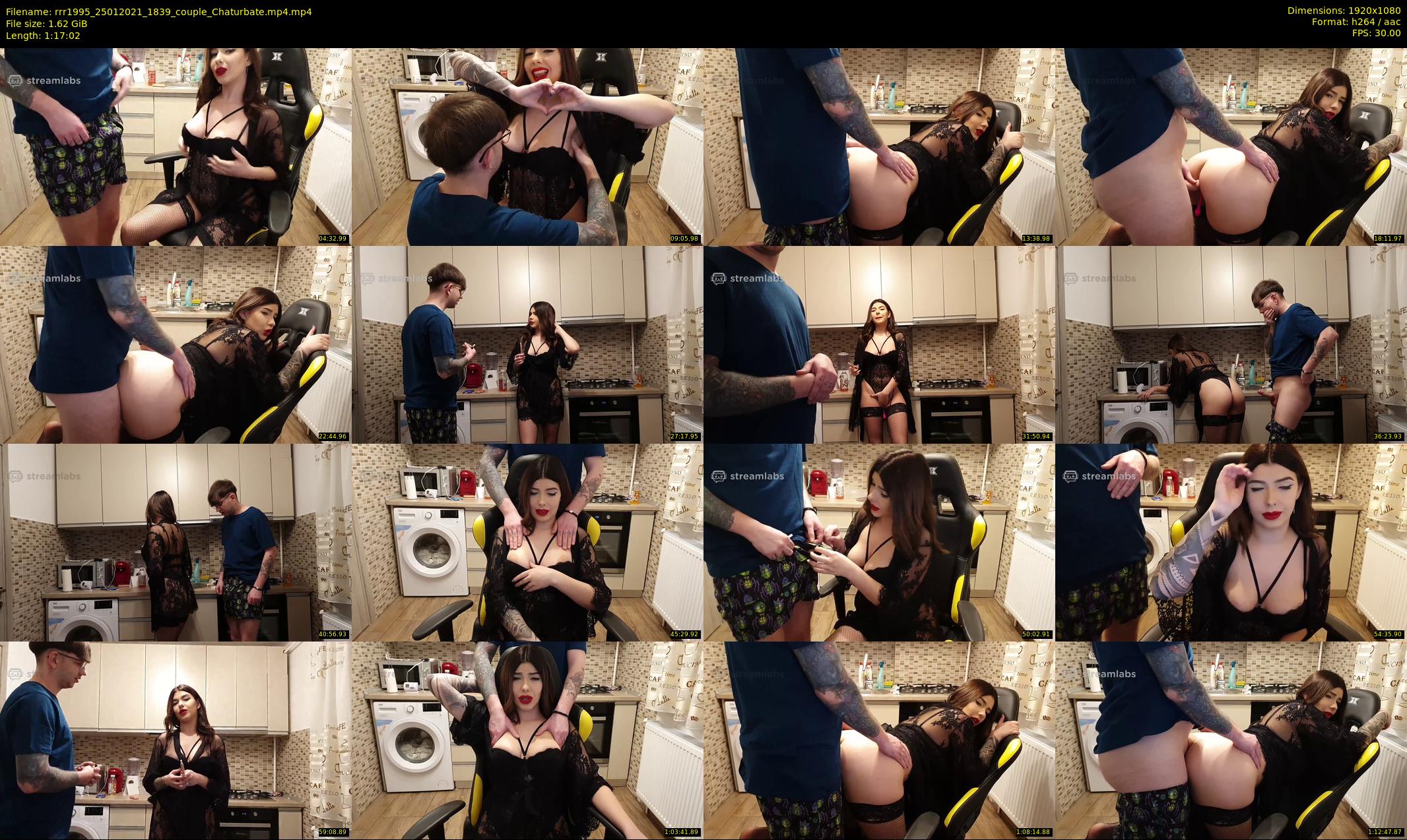 rrr1995 — 78 minute Chaturbate couple cam show recording, 1080p, Jan 25, 2021