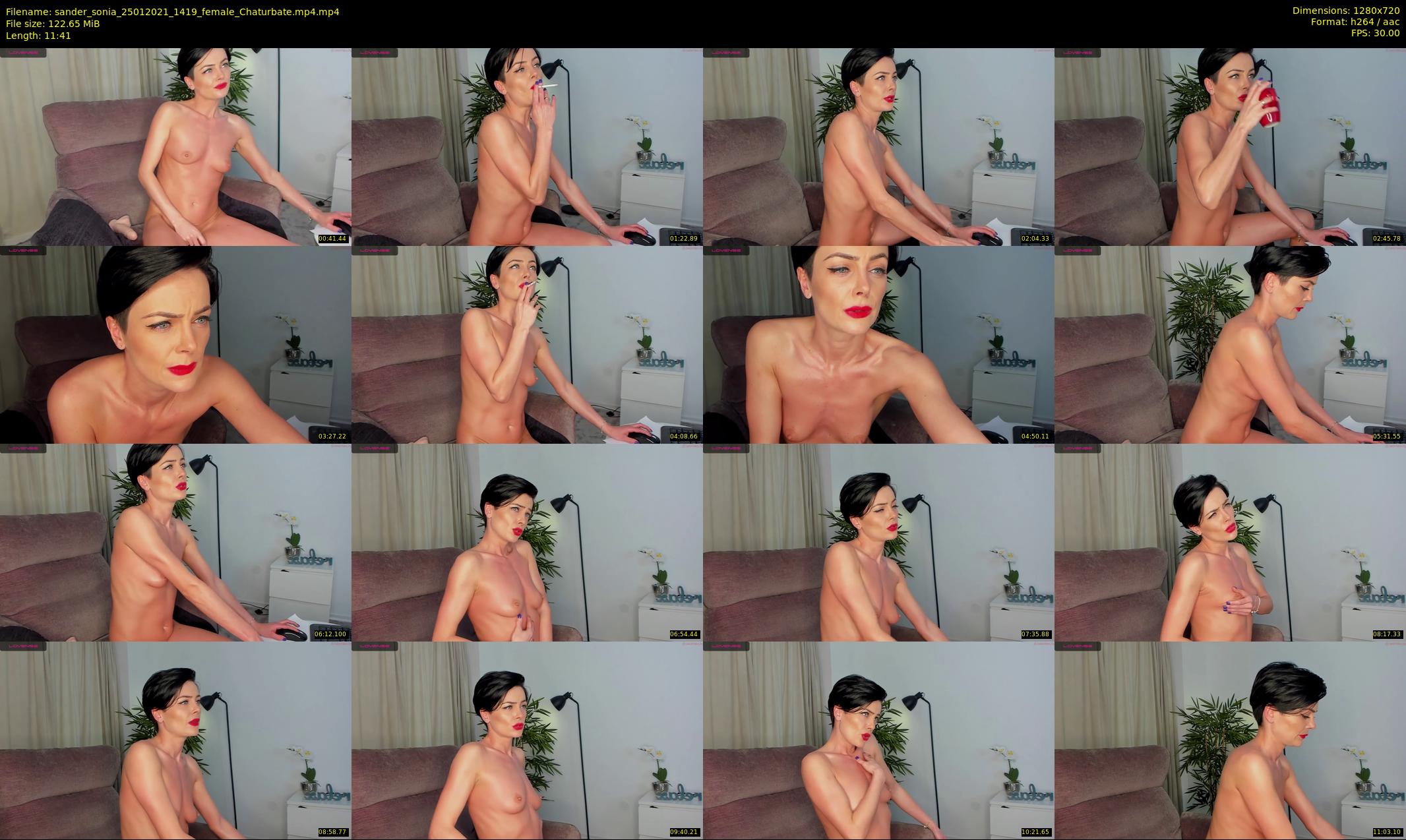 sander_sonia — 12 minute Chaturbate female cam show recording, 720p, Jan 25, 2021