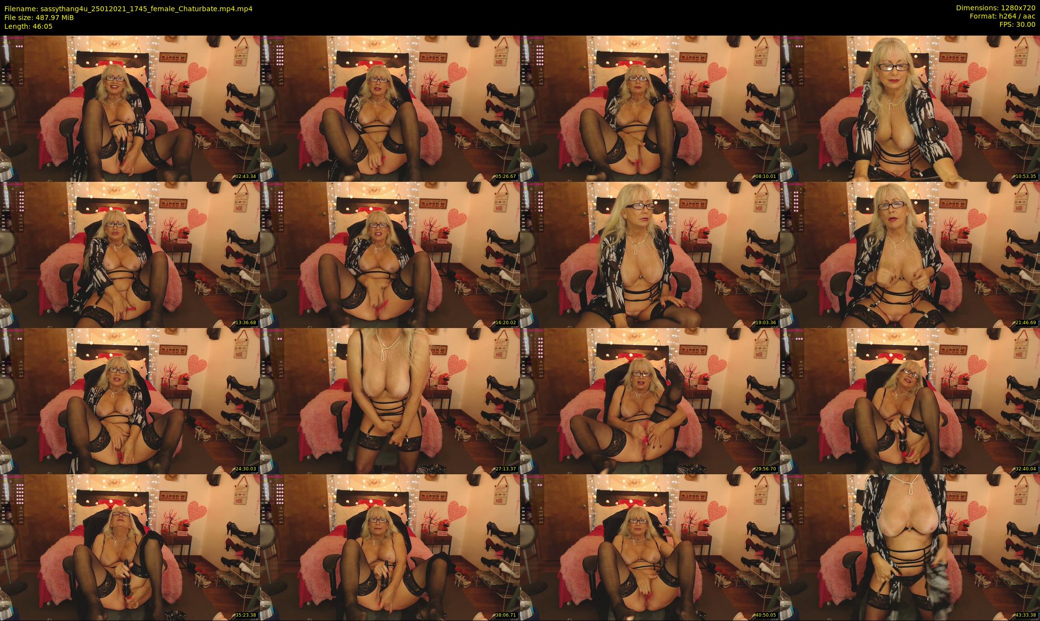 sassythang4u — 47 minute Chaturbate female cam show recording, 720p, Jan 25, 2021