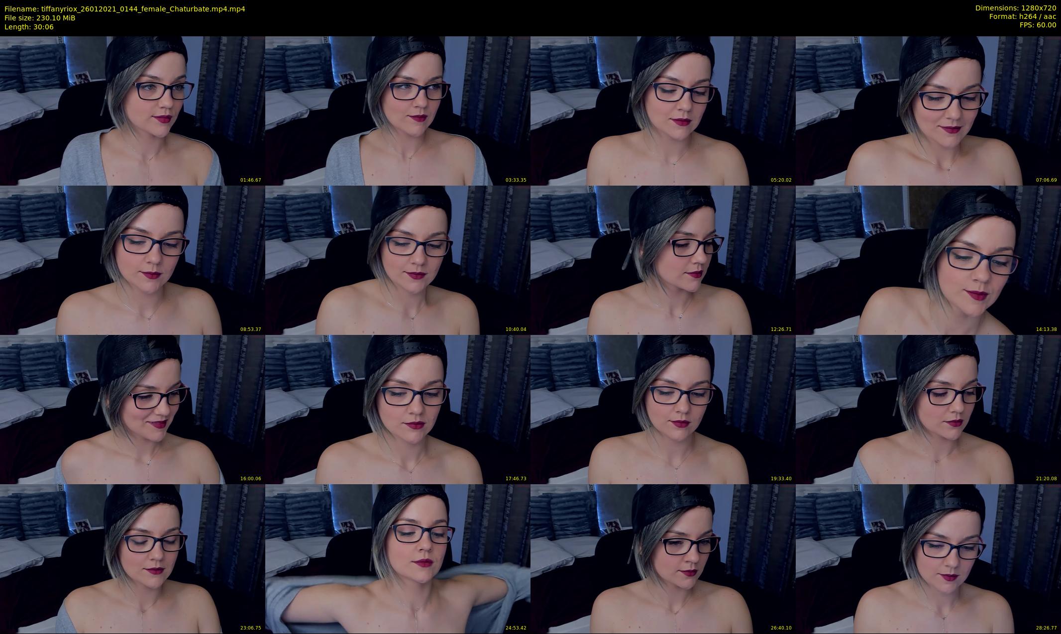 tiffanyriox — 31 minute Chaturbate female cam show recording, 720p, Jan 26, 2021