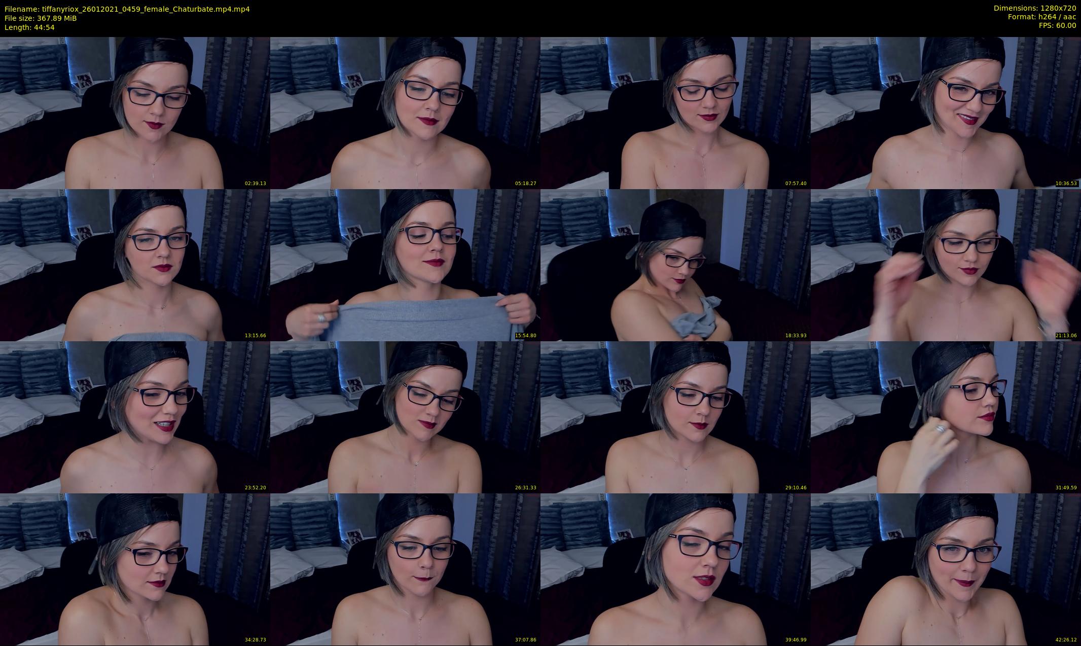 tiffanyriox — 45 minute Chaturbate female cam show recording, 720p, Jan 26, 2021