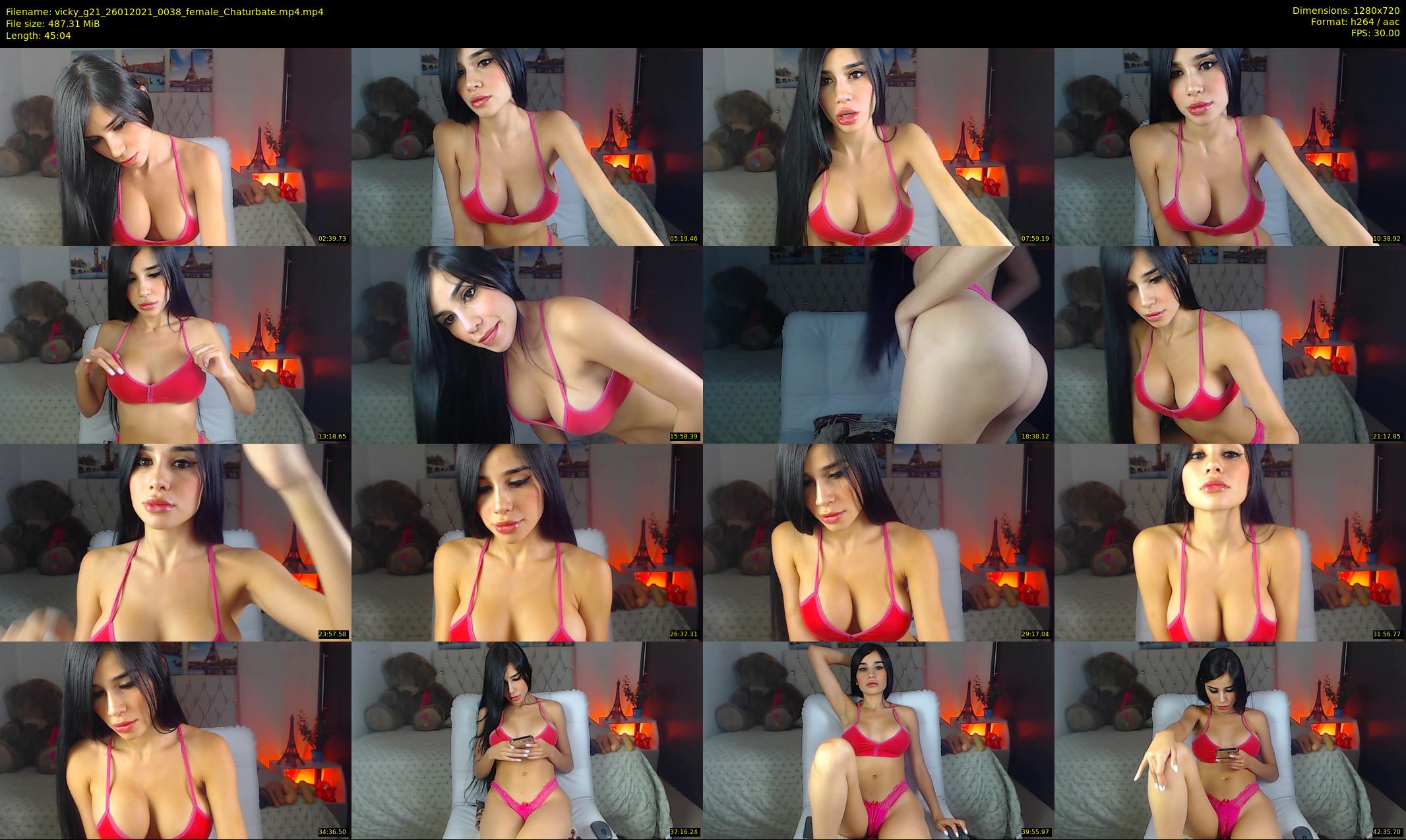 vicky_g21 — 46 minute Chaturbate female cam show recording, 720p, Jan 26, 2021