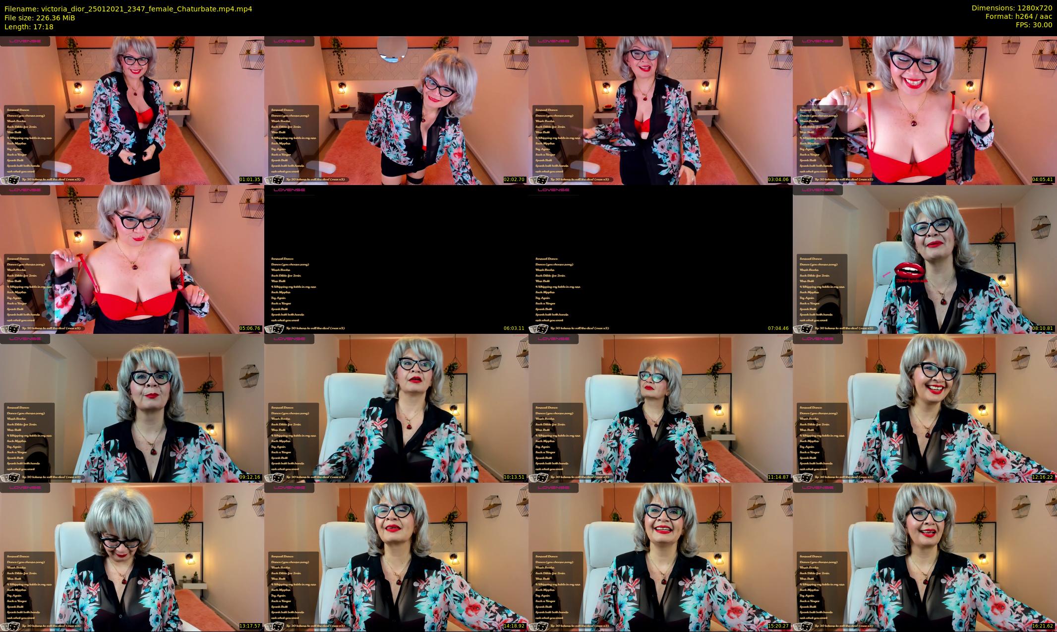 victoria_dior — 18 minute Chaturbate female cam show recording, 720p, Jan 25, 2021
