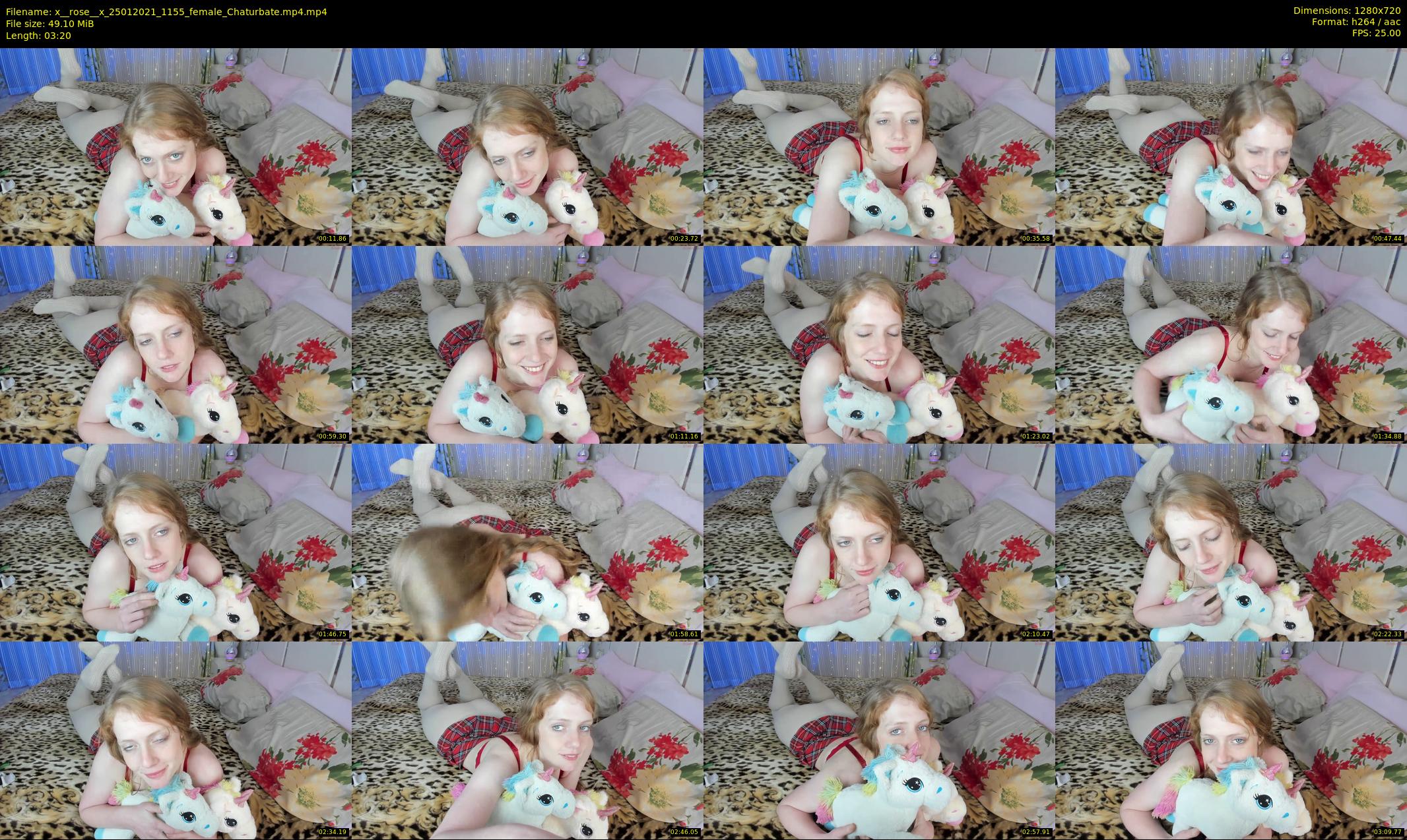 x__rose__x — 4 minute Chaturbate female cam show recording, 720p, Jan 25, 2021