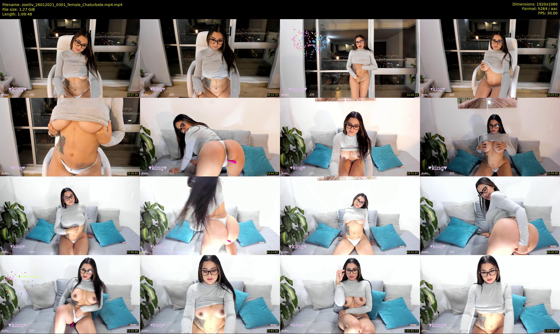 zoeliiv — 70 minute Chaturbate female cam show recording, 1080p, Jan 26, 2021