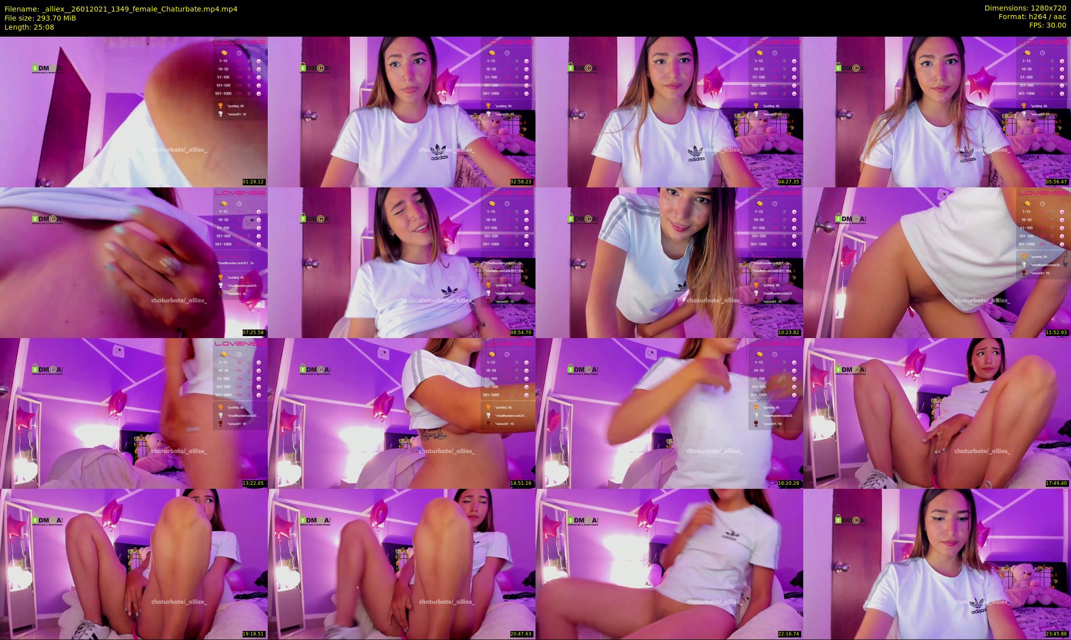 _alliex_ — 26 minute Chaturbate female cam show recording, 720p, Jan 26, 2021