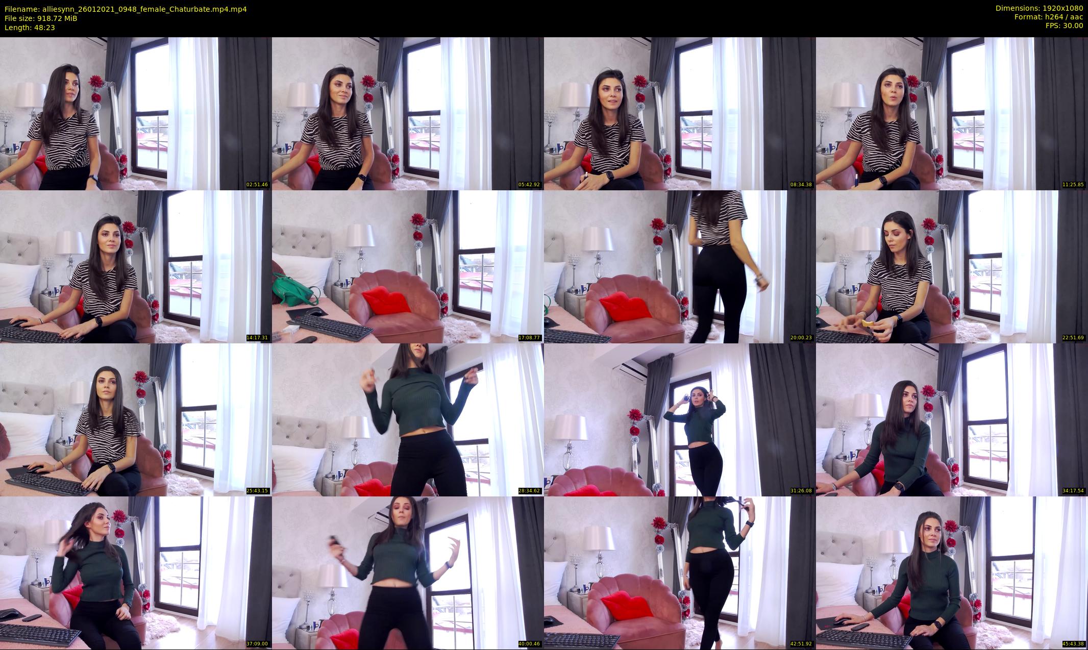 alliesynn — 49 minute Chaturbate female cam show recording, 1080p, Jan 26, 2021