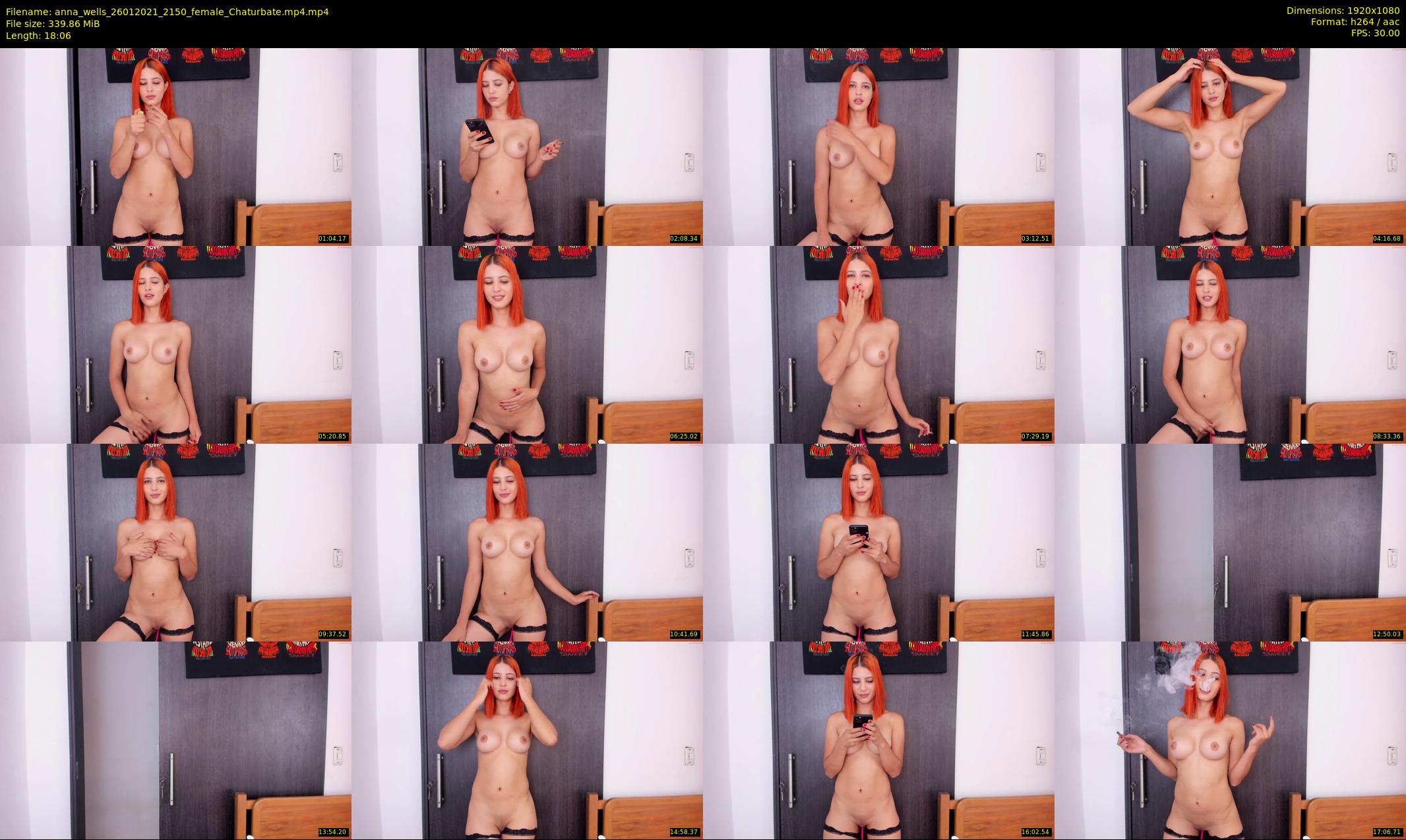 anna_wells — 19 minute Chaturbate female cam show recording, 1080p, Jan 26, 2021