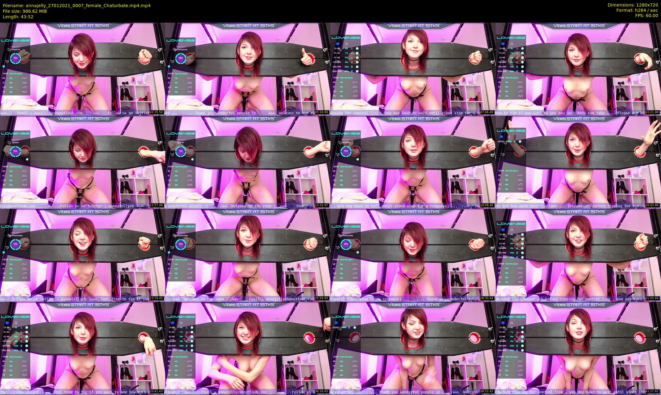 annajelly — 44 minute Chaturbate couple cam show recording, 720p, Jan 27, 2021
