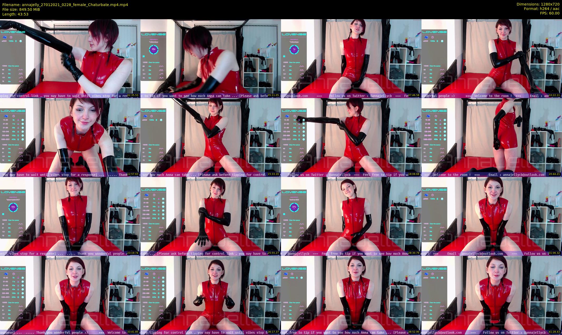 annajelly — 44 minute Chaturbate couple cam show recording, 720p, Jan 27, 2021