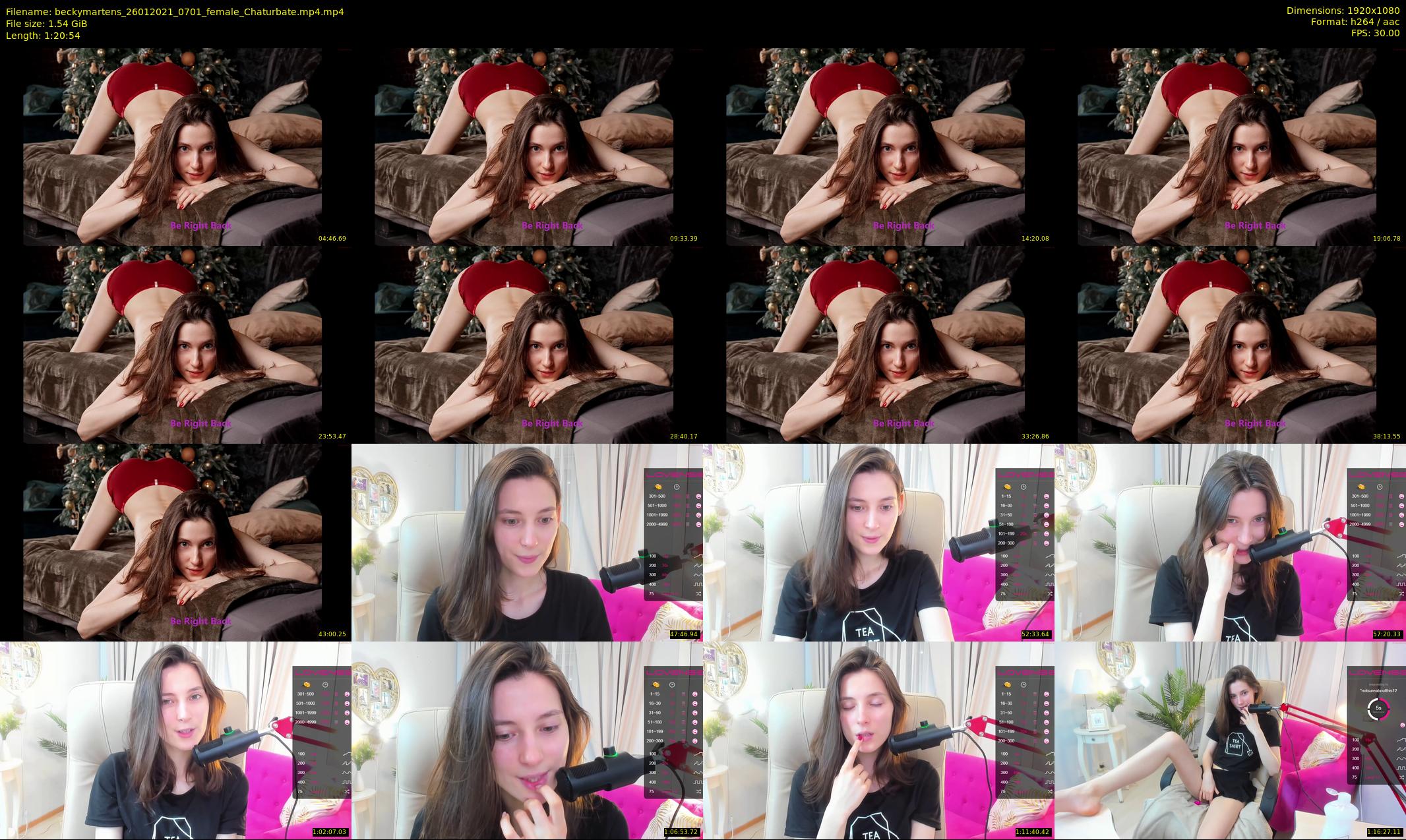 beckymartens — 81 minute Chaturbate female cam show recording, 1080p, Jan 26, 2021