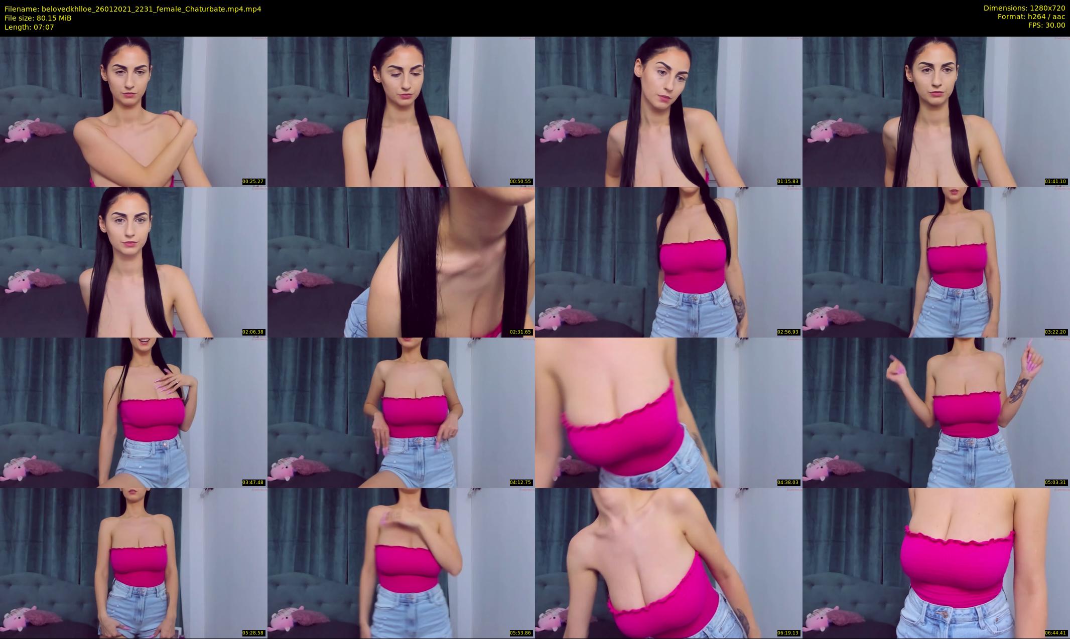 belovedkhlloe — 8 minute Chaturbate female cam show recording, 720p, Jan 26, 2021