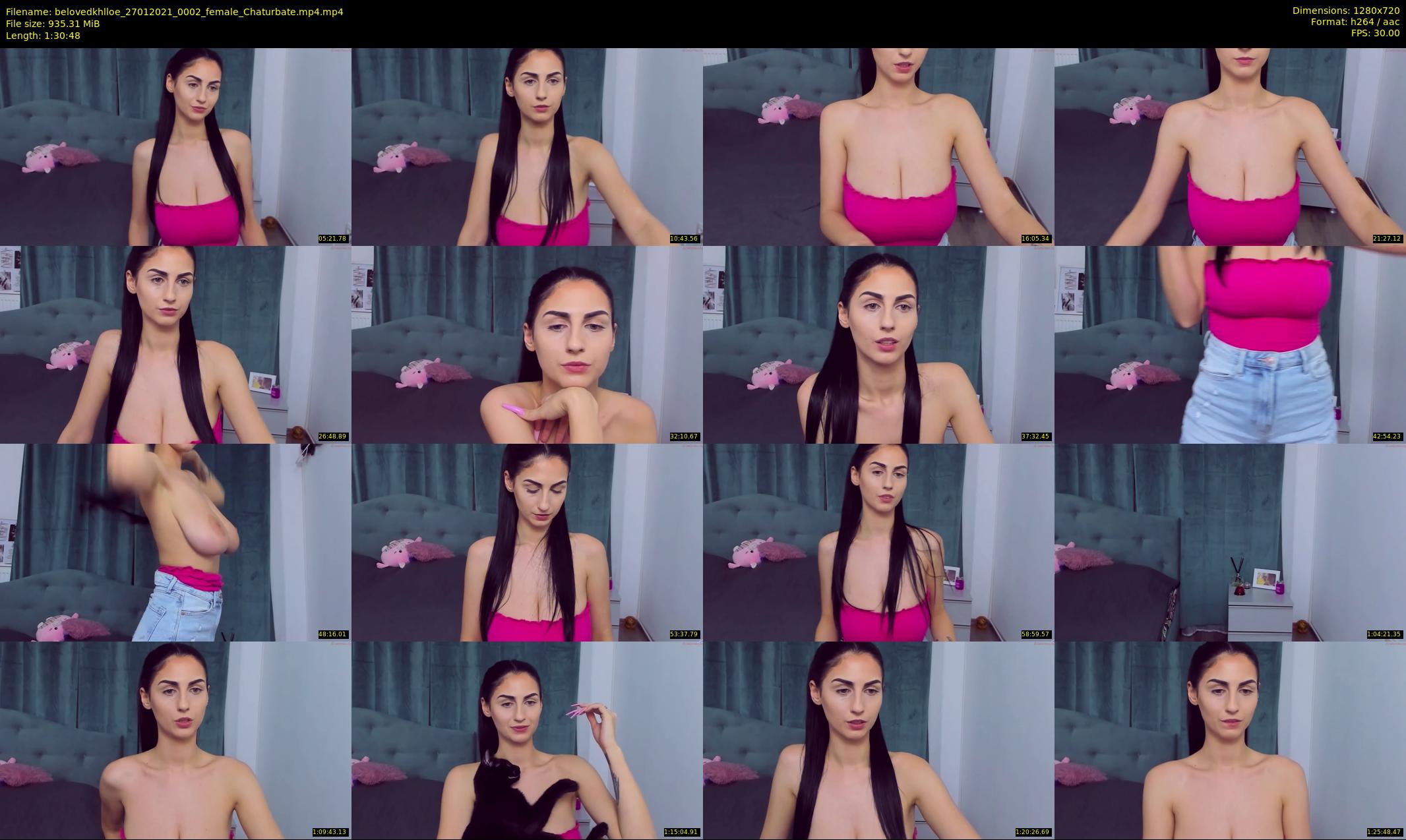 belovedkhlloe — 91 minute Chaturbate female cam show recording, 720p, Jan 27, 2021