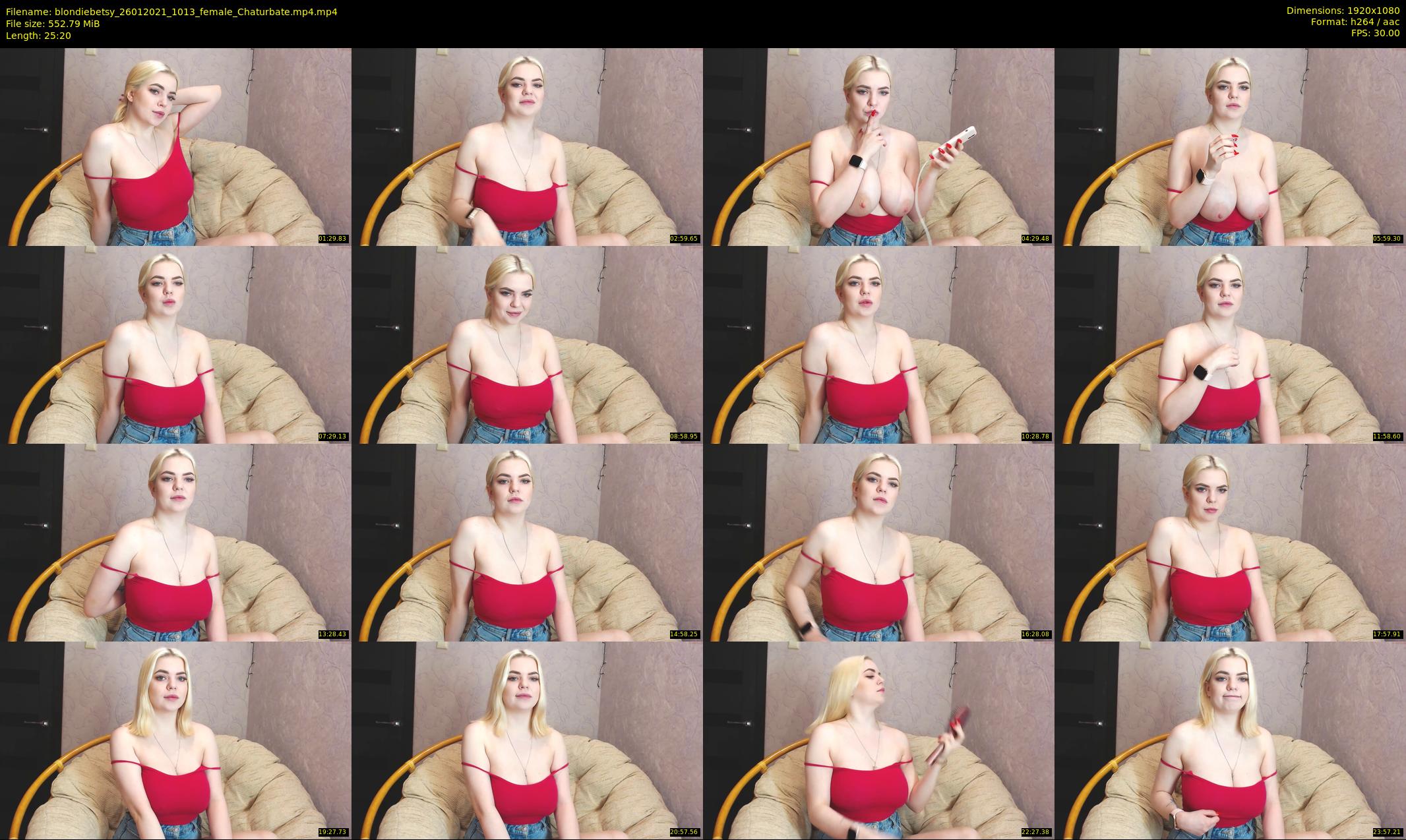 blondiebetsy — 26 minute Chaturbate female cam show recording, 1080p, Jan 26, 2021