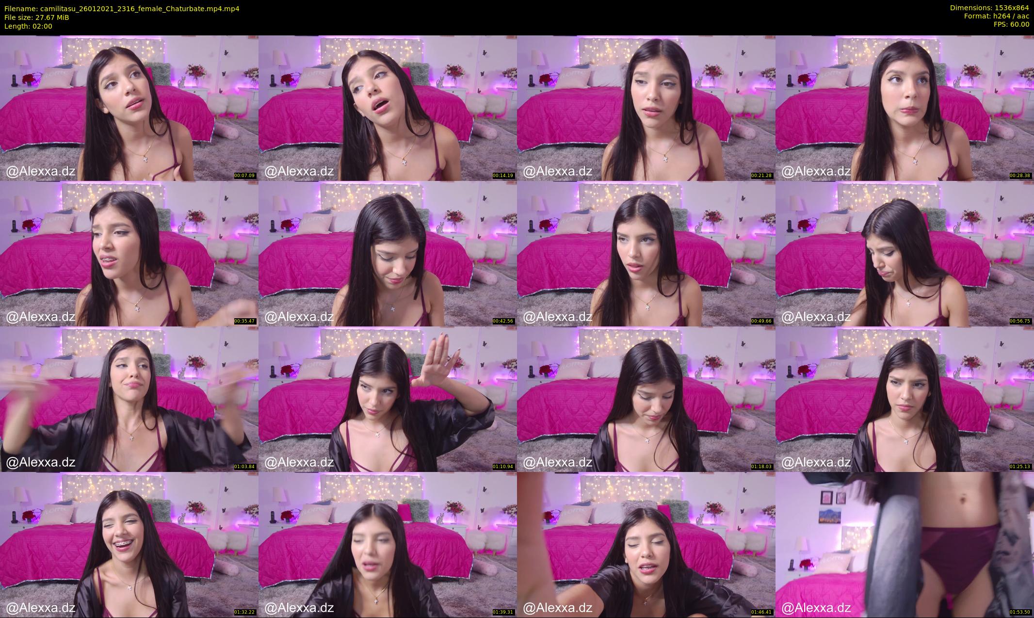 camilitasu — 2 minute Chaturbate female cam show recording, 720p, Jan 26, 2021