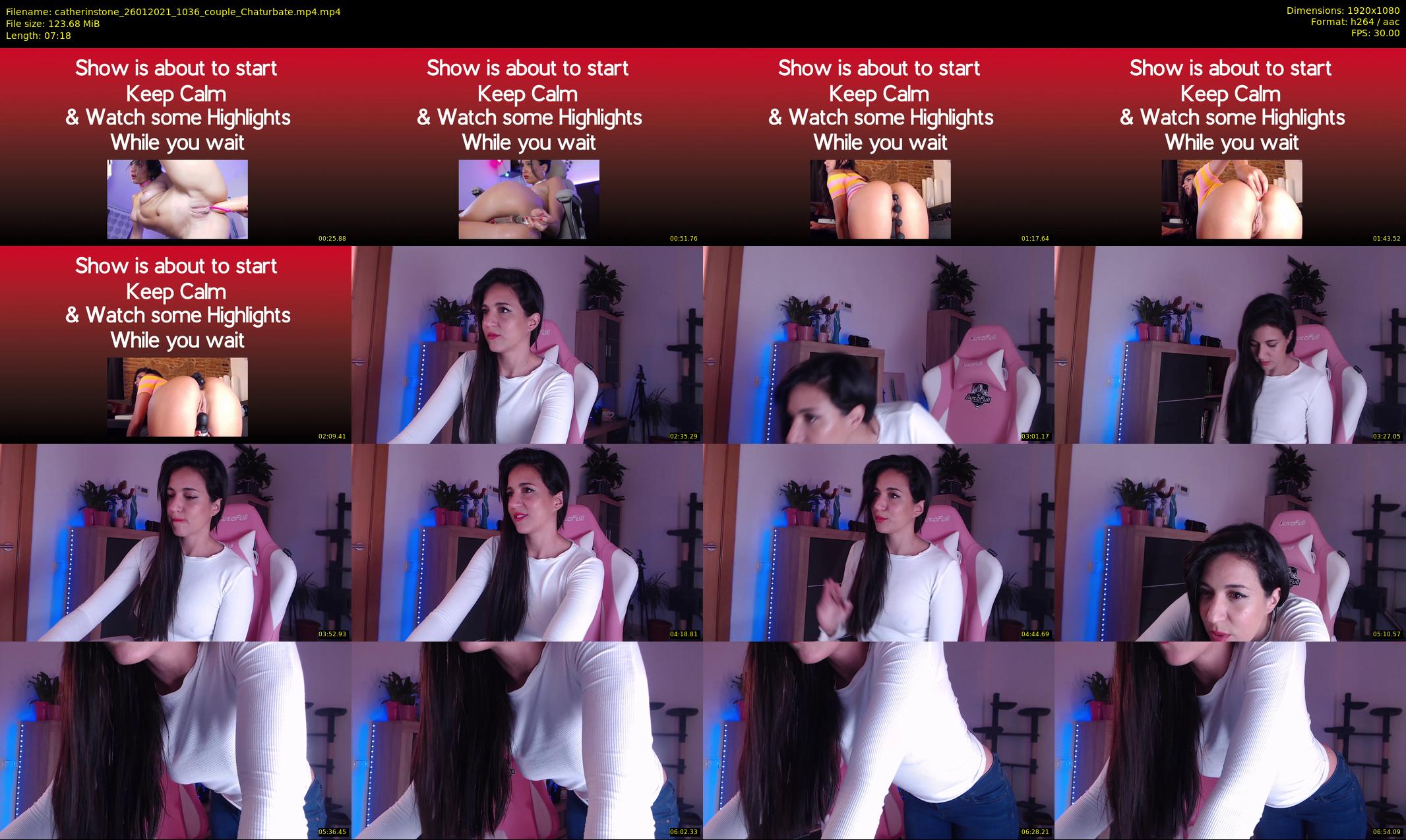 catherinstone — 8 minute Chaturbate female cam show recording, 1080p, Jan 26, 2021