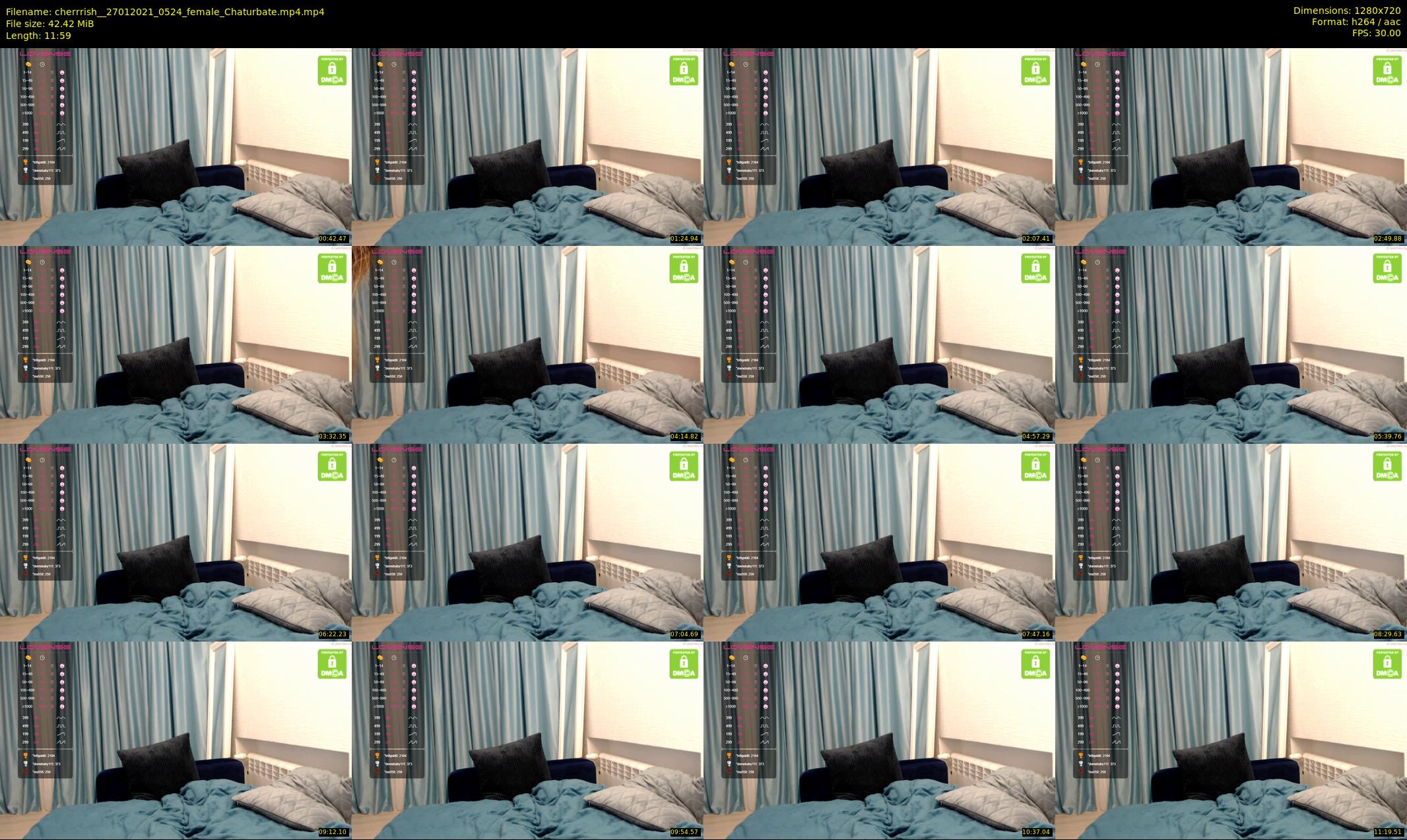 cherrrish_ — 12 minute Chaturbate female cam show recording, 720p, Jan 27, 2021