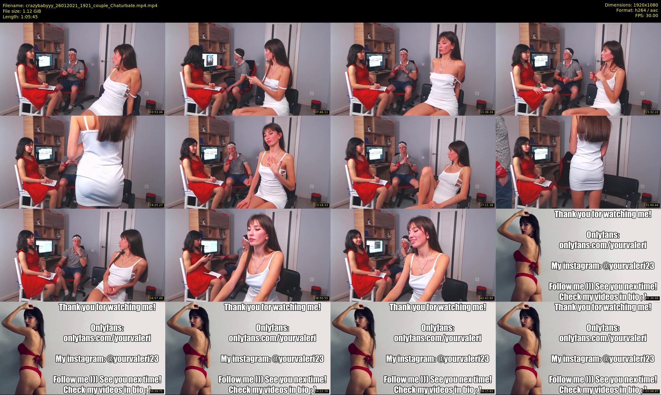 crazybabyyy — 66 minute Chaturbate couple cam show recording, 1080p, Jan 26, 2021