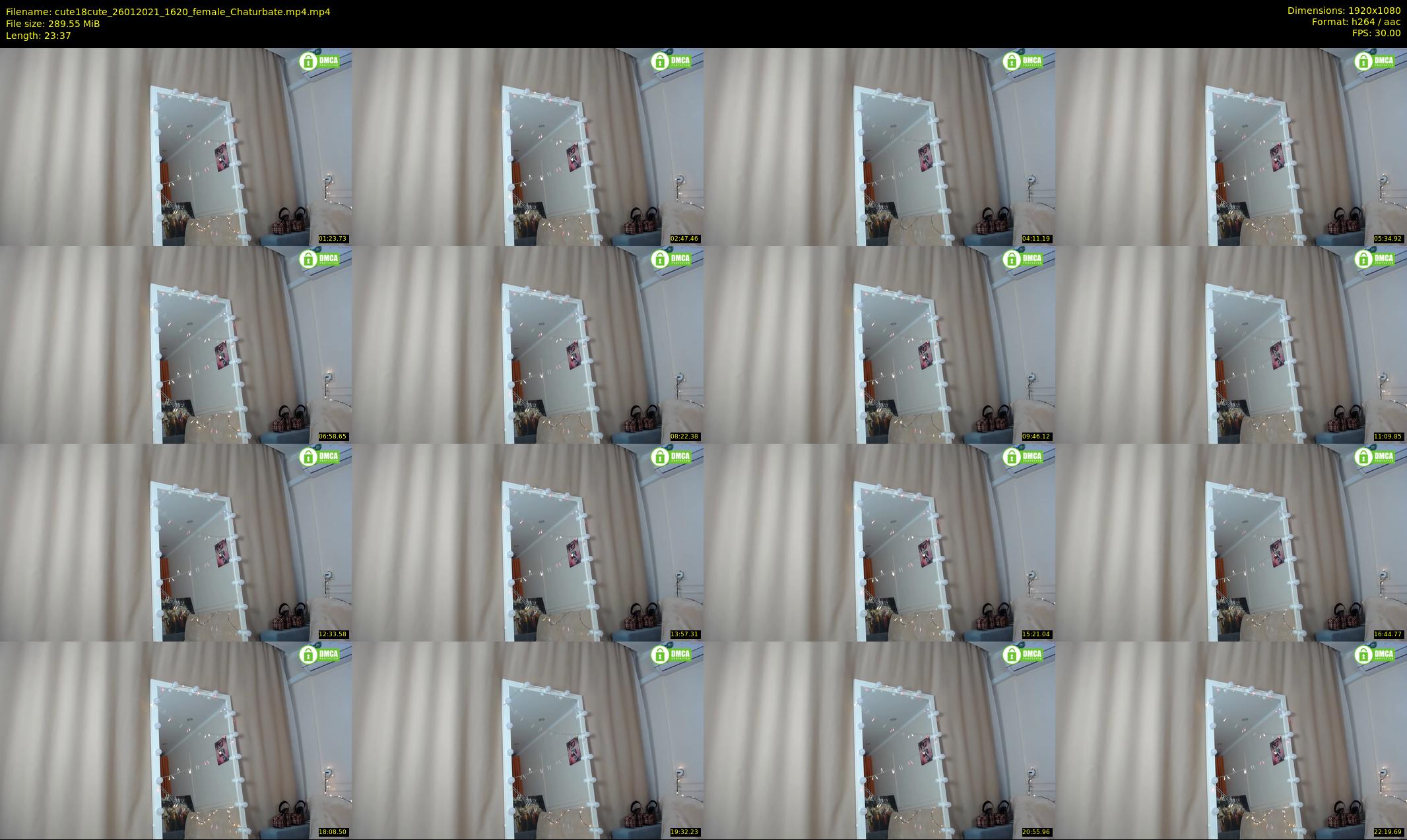 cute18cute — 24 minute Chaturbate female cam show recording, 1080p, Jan 26, 2021