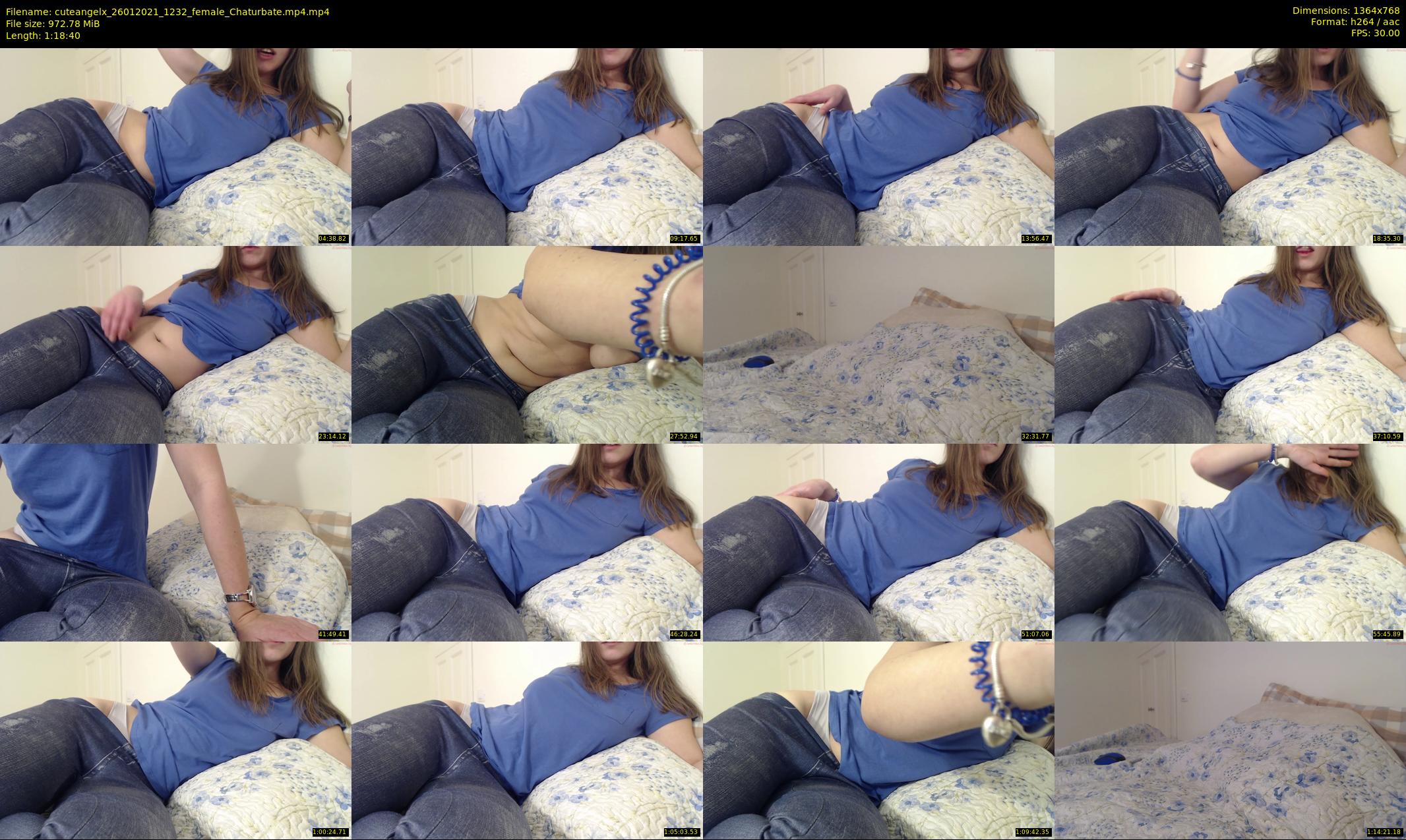 cuteangelx — 79 minute Chaturbate female cam show recording, 720p, Jan 26, 2021