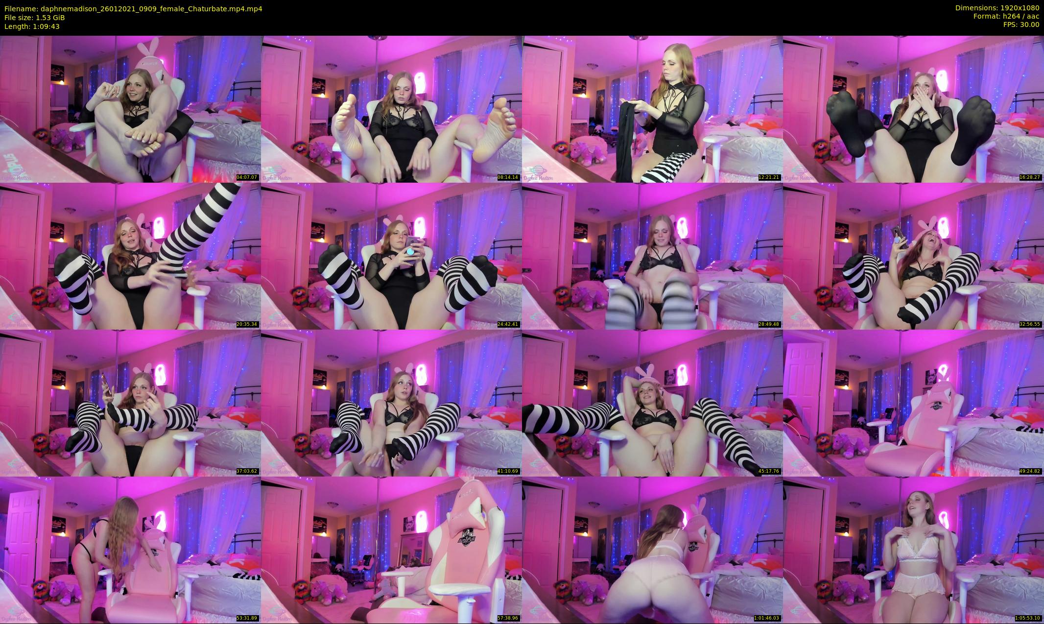 daphnemadison — 70 minute Chaturbate couple cam show recording, 1080p, Jan 26, 2021