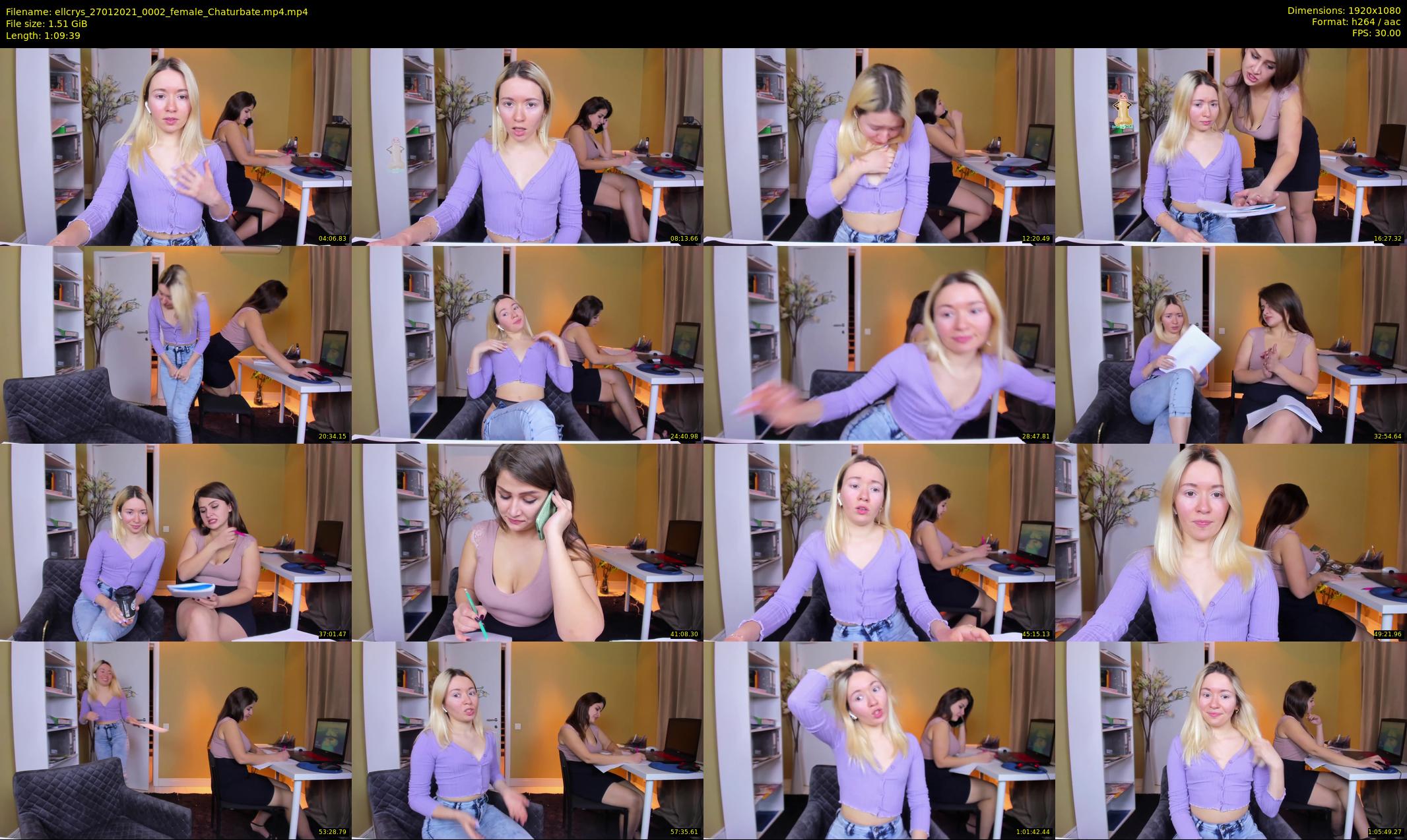 ellcrys — 70 minute Chaturbate couple cam show recording, 1080p, Jan 27, 2021