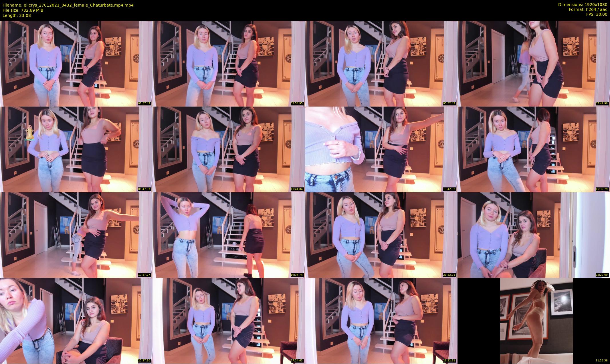 ellcrys — 34 minute Chaturbate couple cam show recording, 1080p, Jan 27, 2021