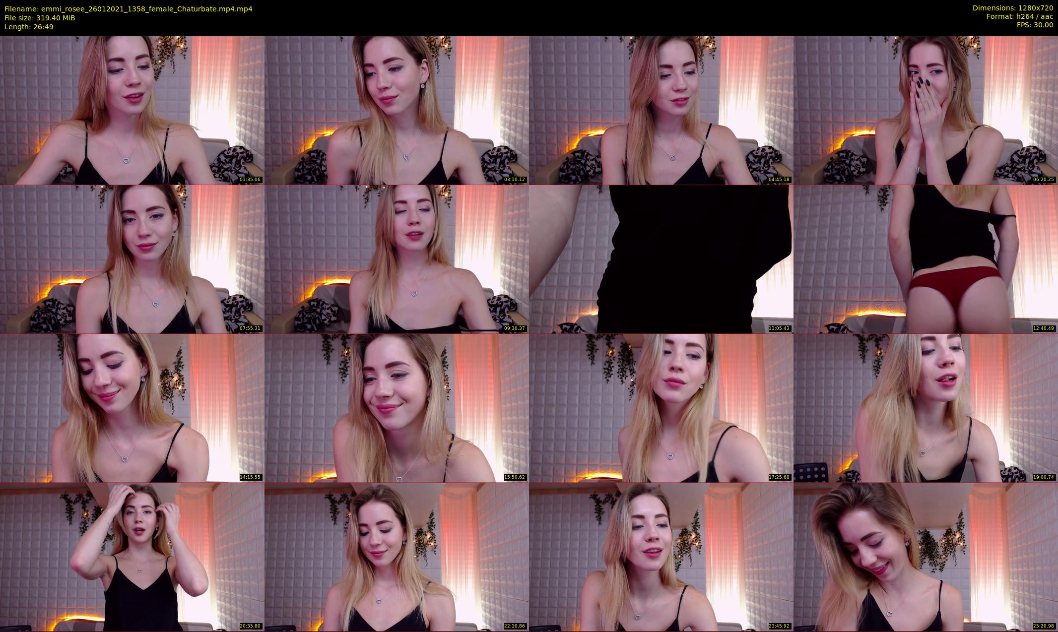 emmi_rosee — 27 minute Chaturbate female cam show recording, 720p, Jan 26, 2021