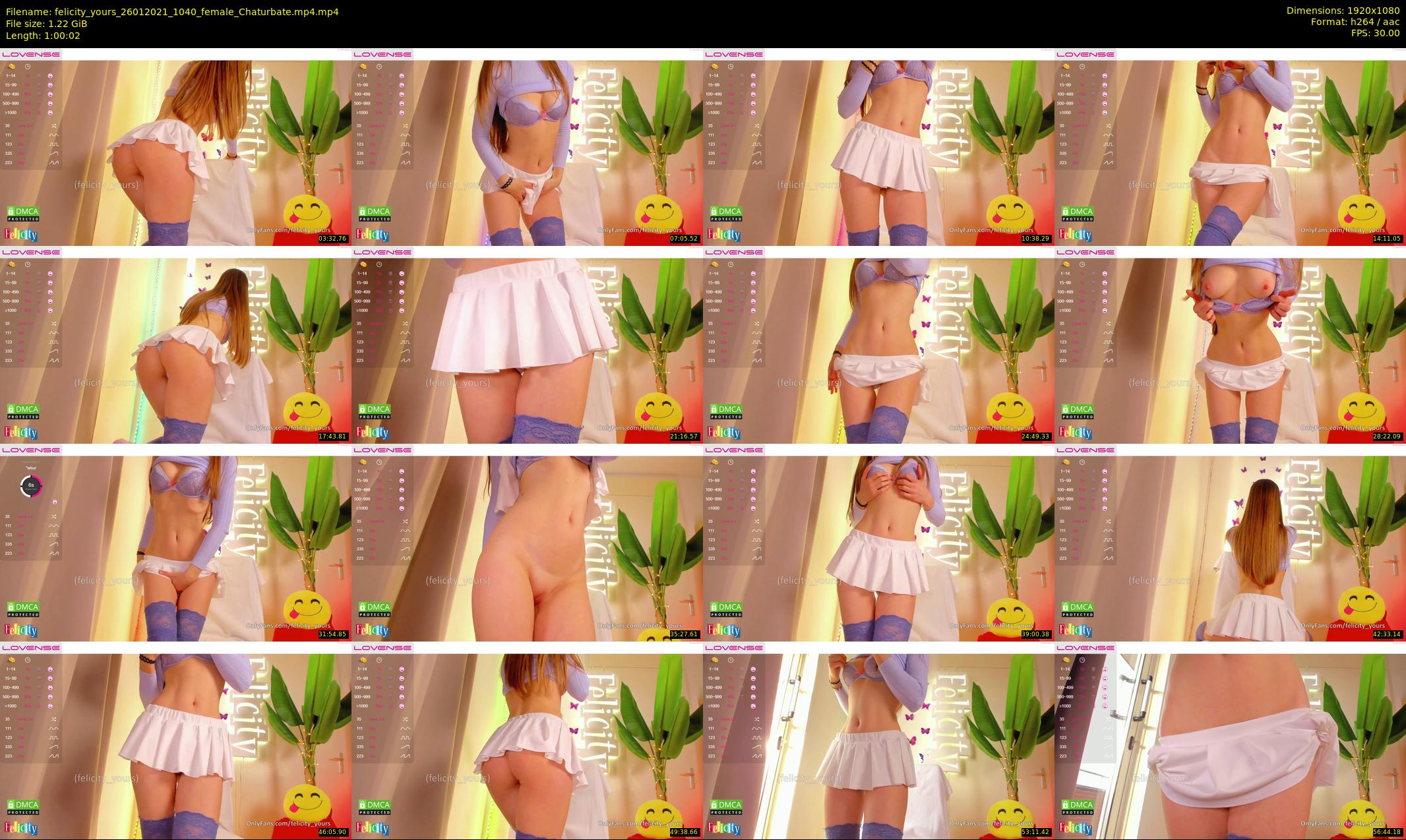 felicity_yours — 61 minute Chaturbate female cam show recording, 1080p, Jan 26, 2021