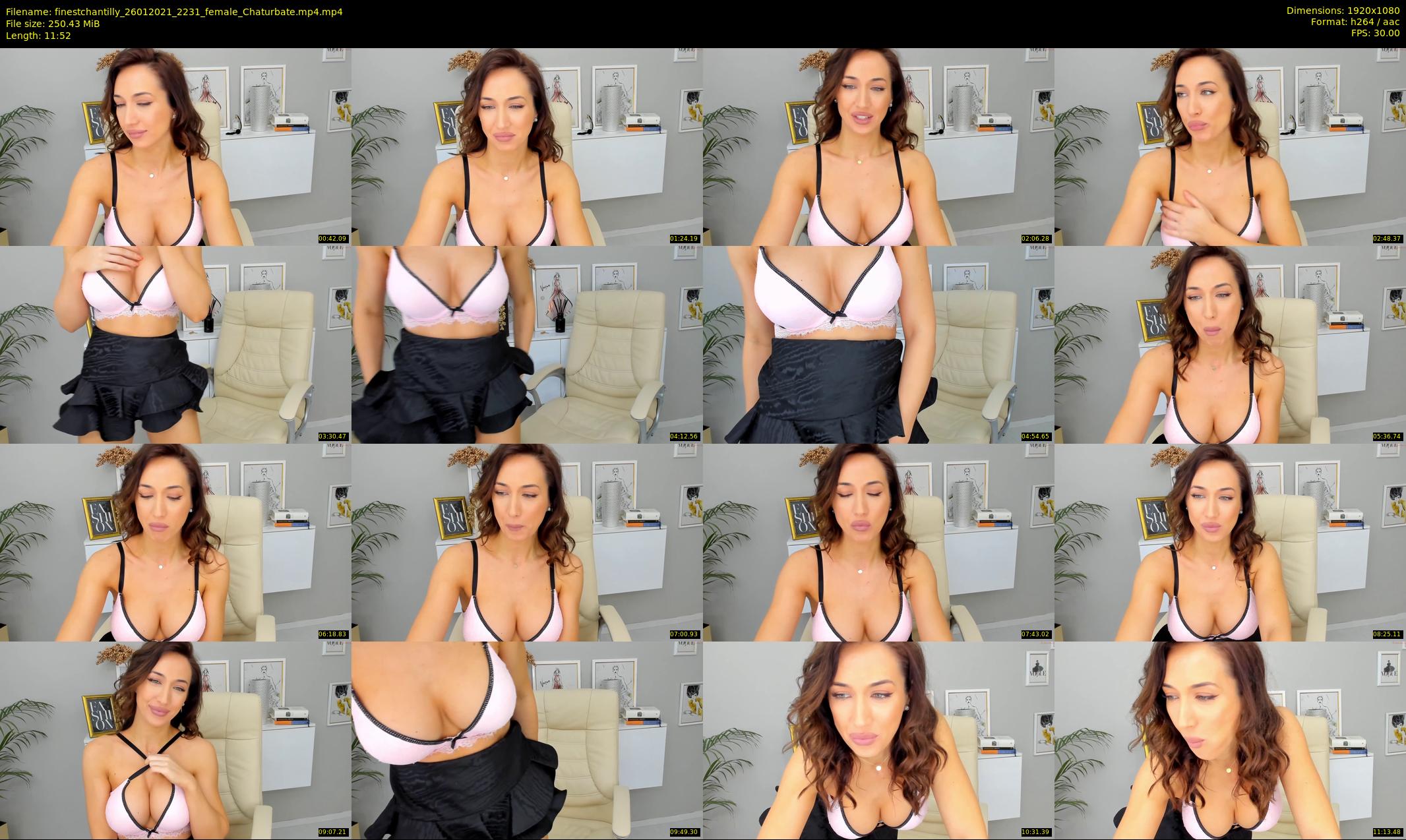 finestchantilly — 12 minute Chaturbate female cam show recording, 1080p, Jan 26, 2021