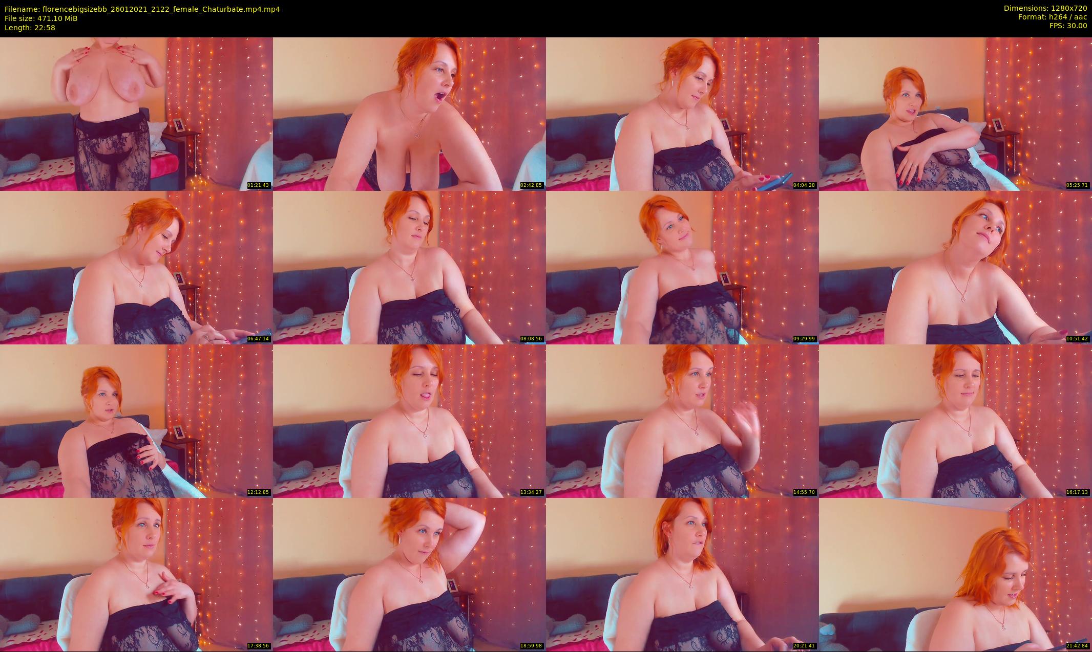 florencebigsizebb — 23 minute Chaturbate female cam show recording, 720p, Jan 26, 2021