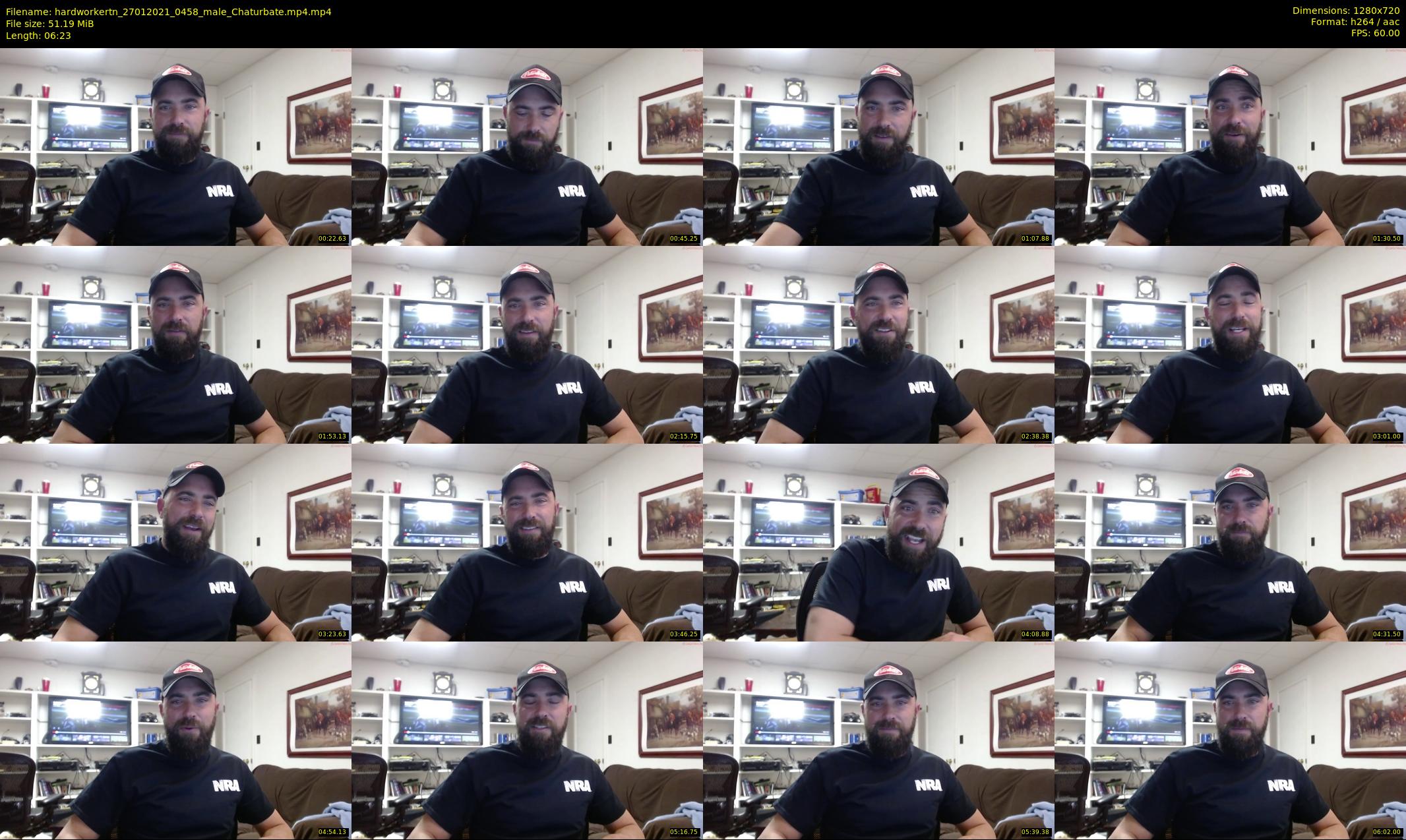 hardworkertn — 7 minute Chaturbate male cam show recording, 720p, Jan 27, 2021