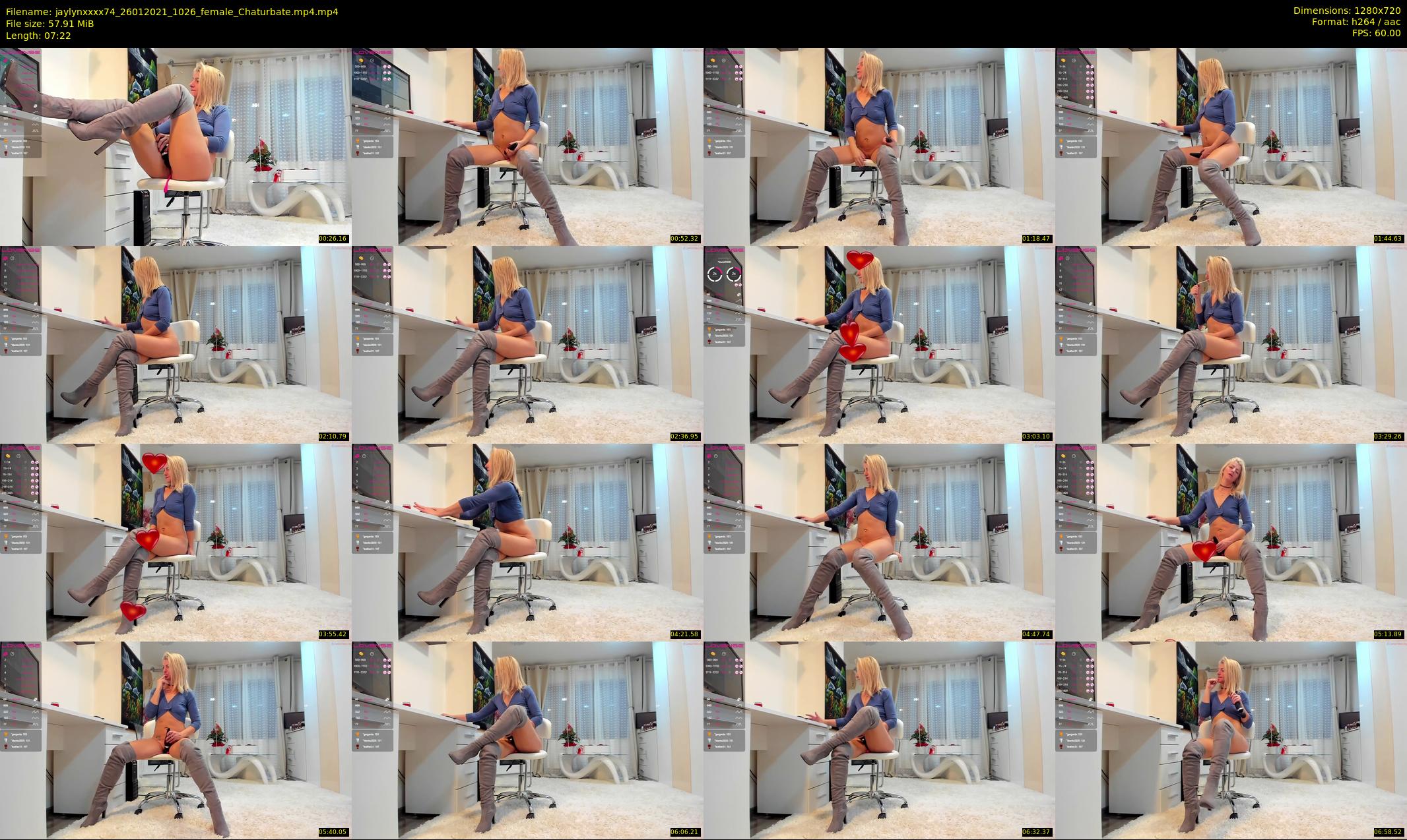 jaylynxxxx74 — 8 minute Chaturbate female cam show recording, 720p, Jan 26, 2021