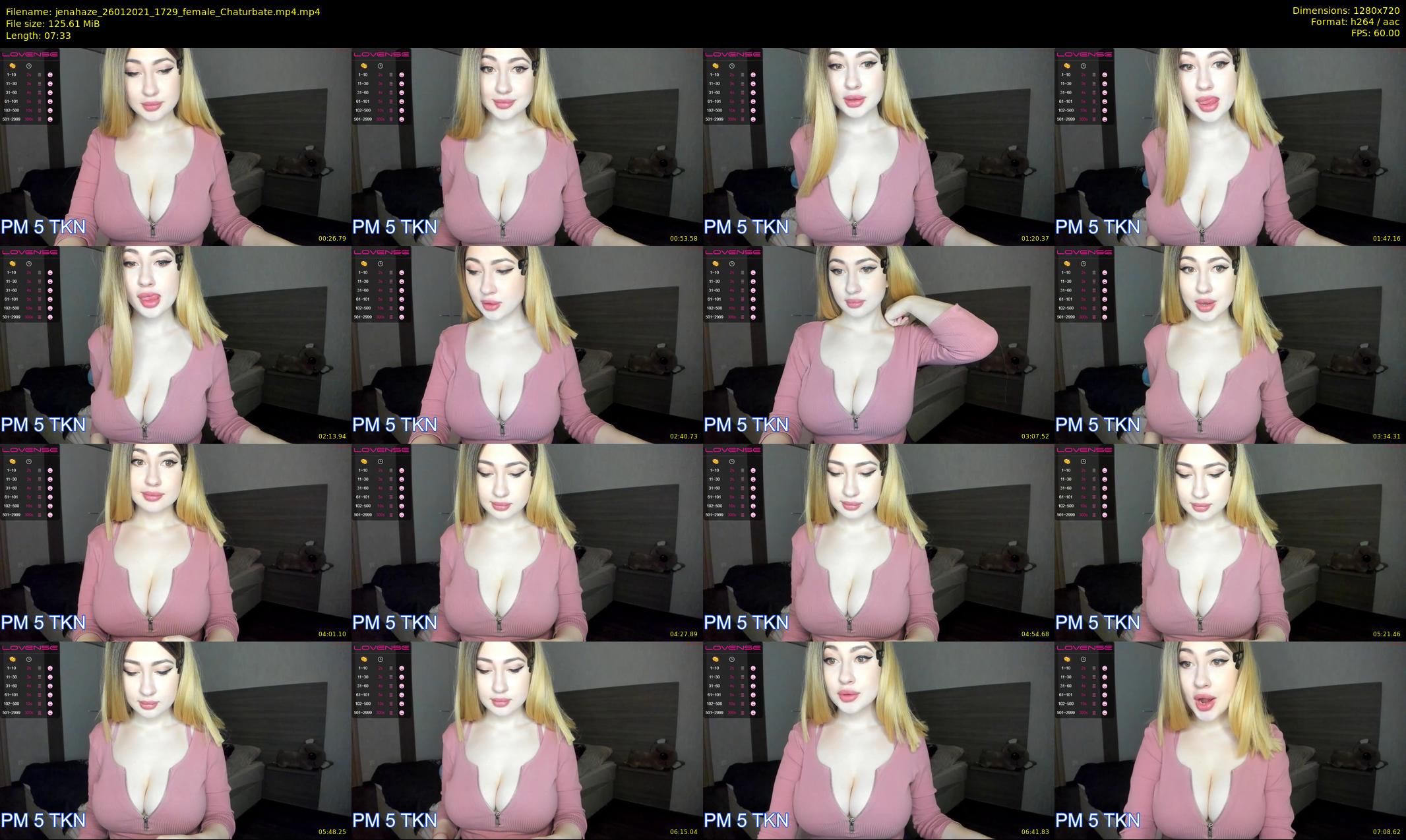 jenahaze — 8 minute Chaturbate female cam show recording, 720p, Jan 26, 2021