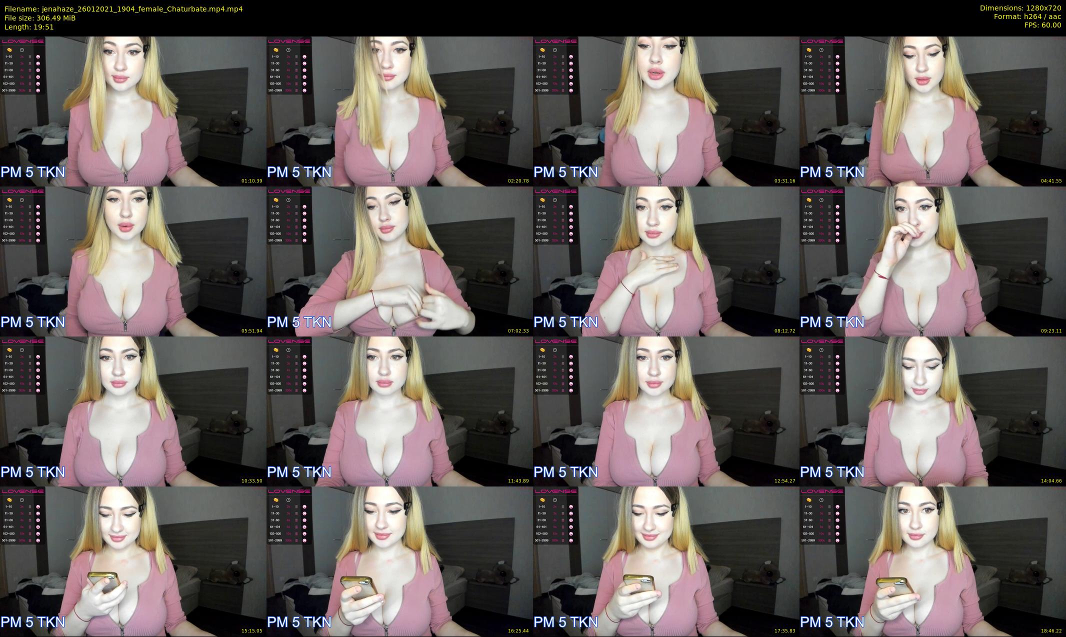 jenahaze — 20 minute Chaturbate female cam show recording, 720p, Jan 26, 2021
