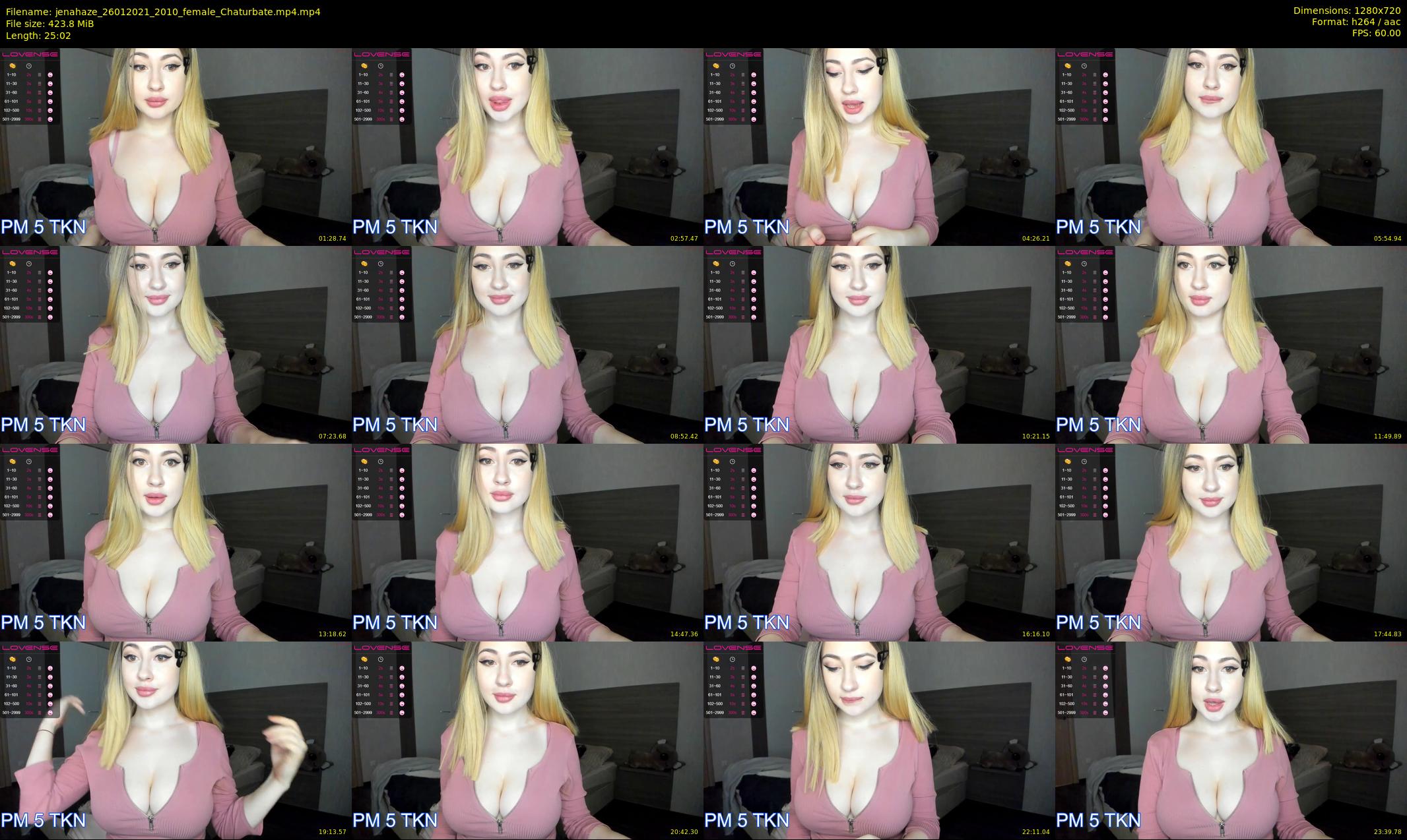 jenahaze — 26 minute Chaturbate female cam show recording, 720p, Jan 26, 2021