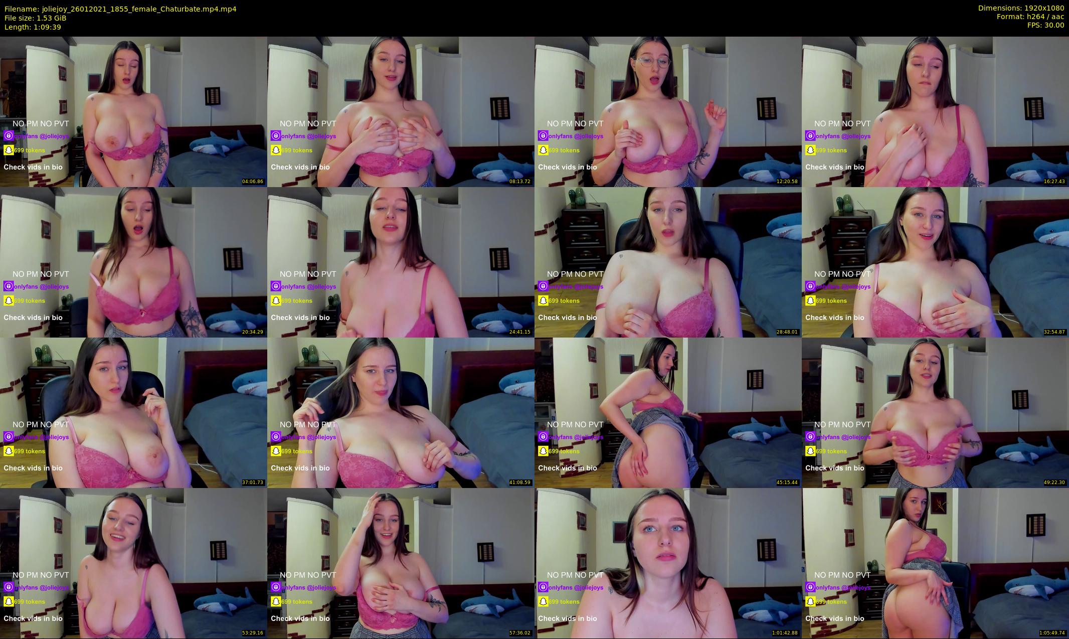 joliejoy — 70 minute Chaturbate female cam show recording, 1080p, Jan 26, 2021