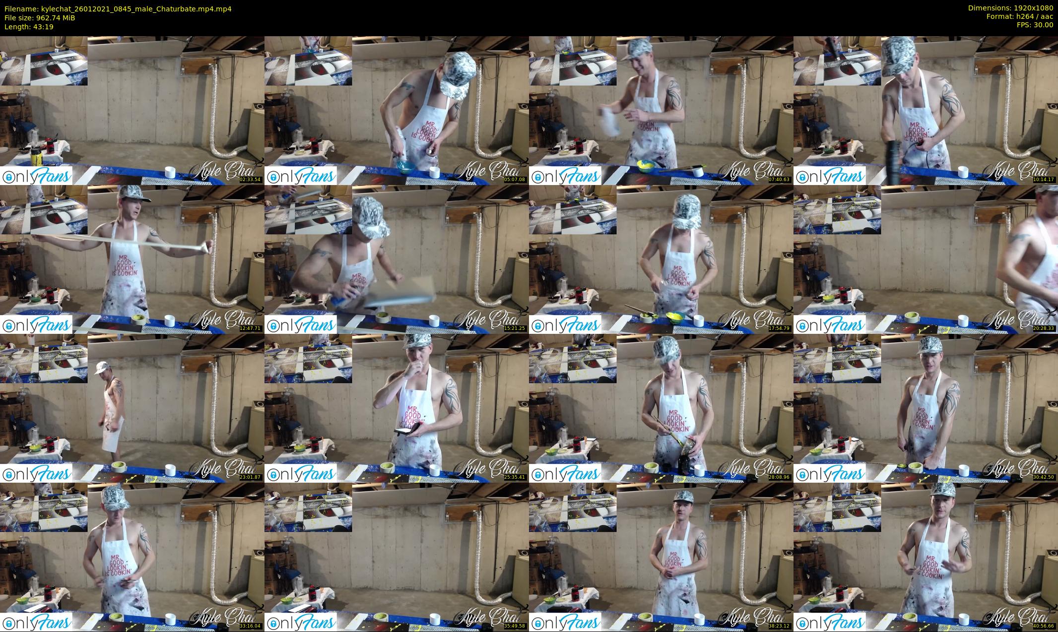 kylechat — 44 minute Chaturbate male cam show recording, 1080p, Jan 26, 2021
