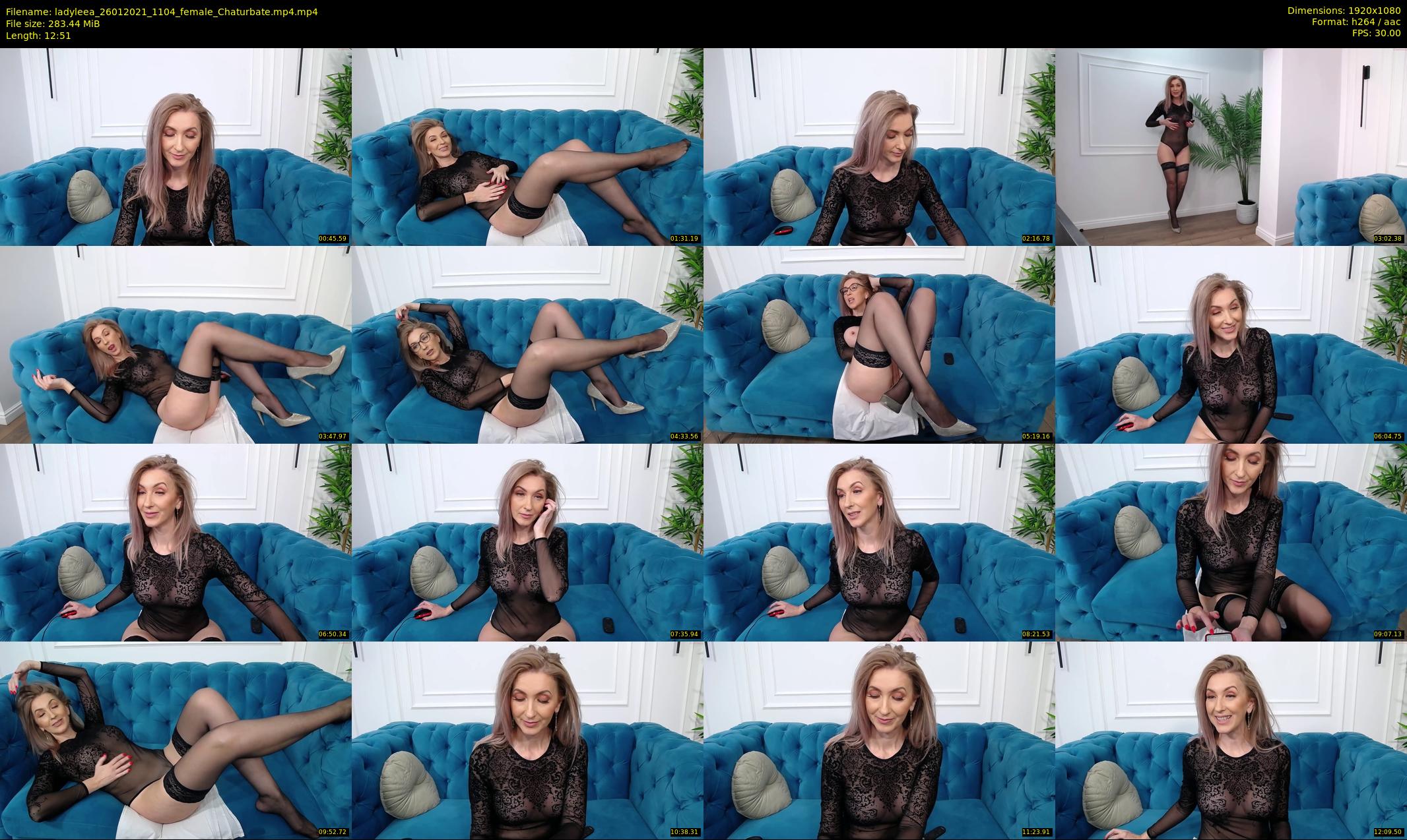 ladyleea — 13 minute Chaturbate female cam show recording, 1080p, Jan 26, 2021