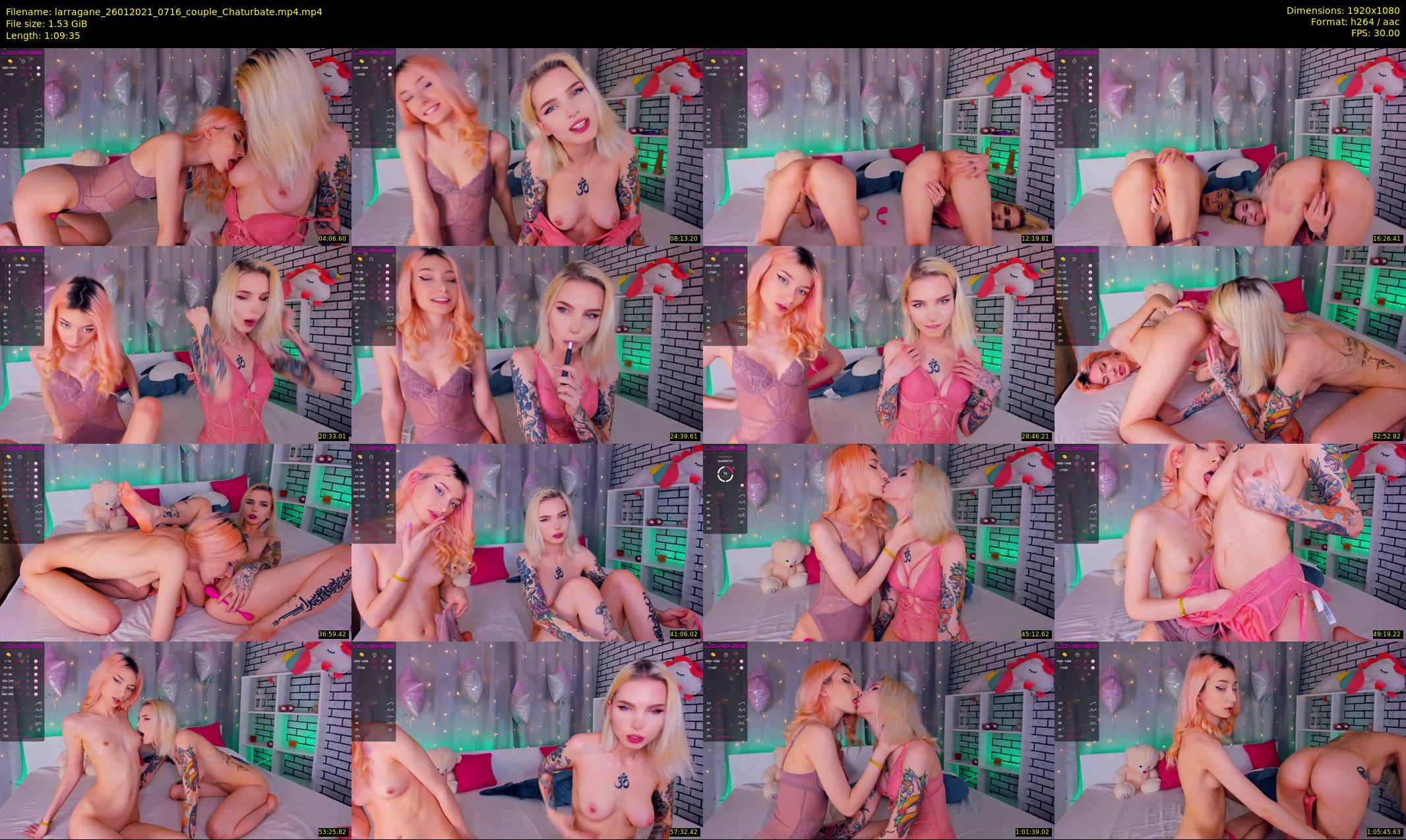 larragane — 70 minute Chaturbate couple cam show recording, 1080p, Jan 26, 2021