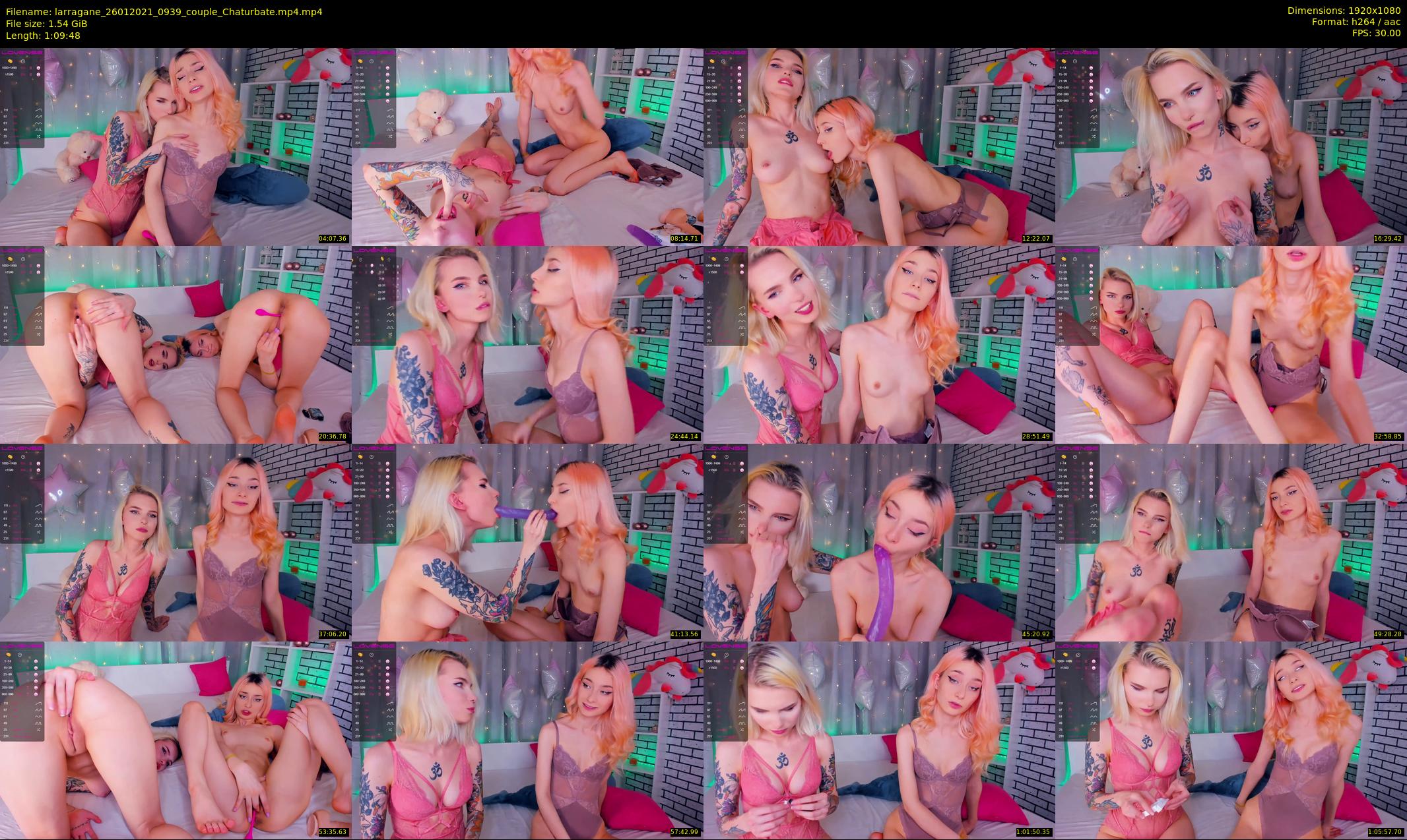 larragane — 70 minute Chaturbate couple cam show recording, 1080p, Jan 26, 2021